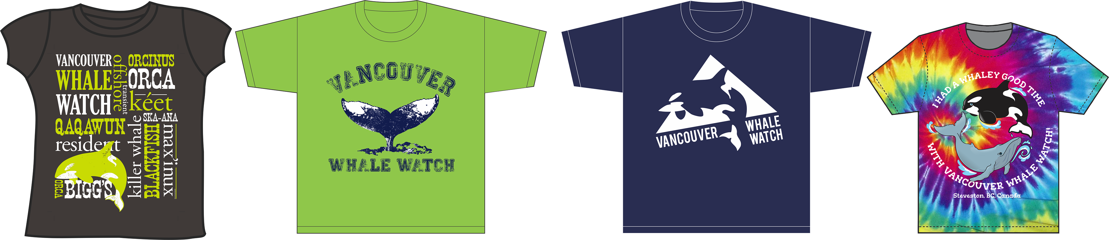 Vancouver Whale Watch t-shirts