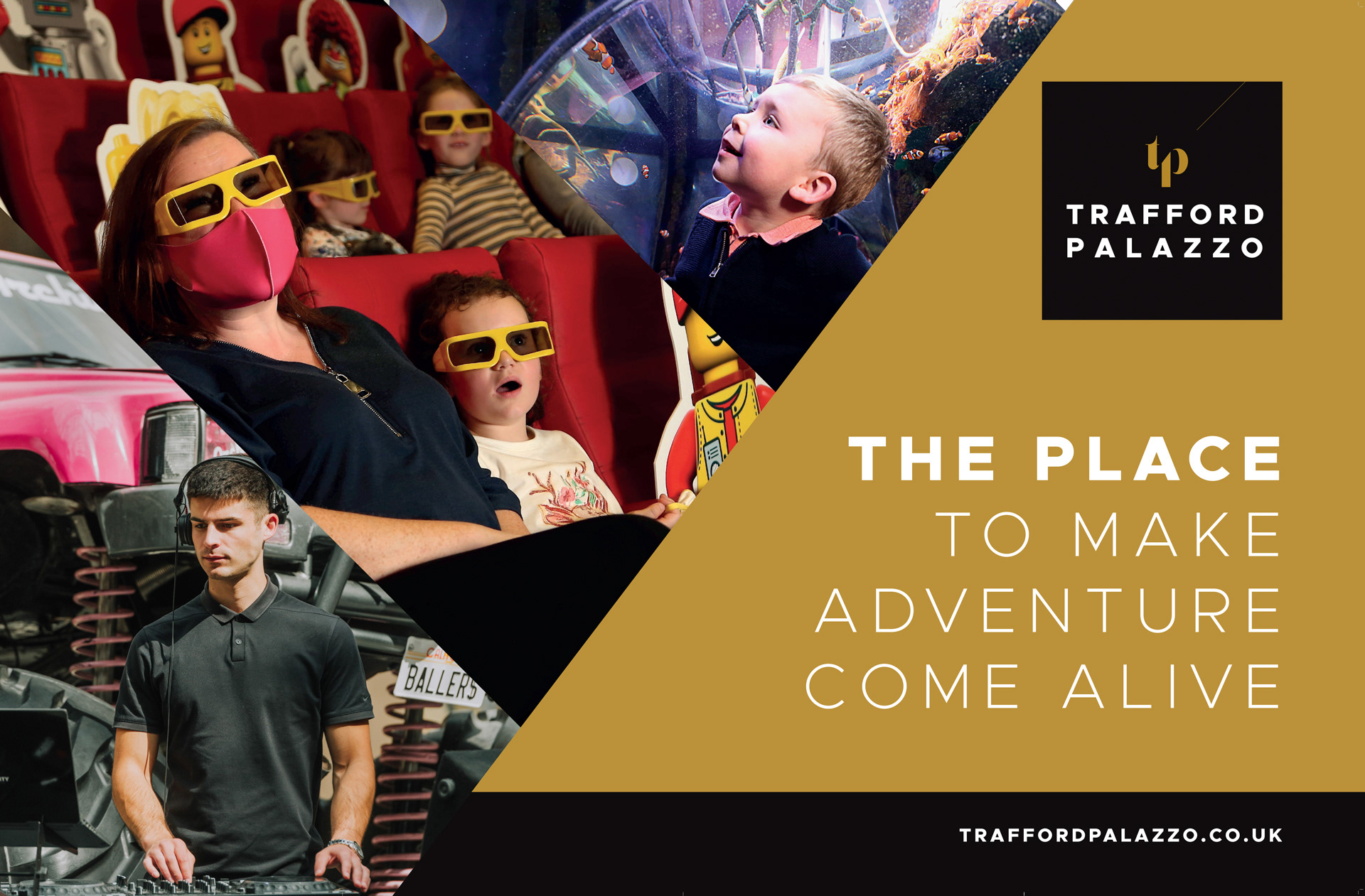 Additional glazing vinyl activating brand messaging