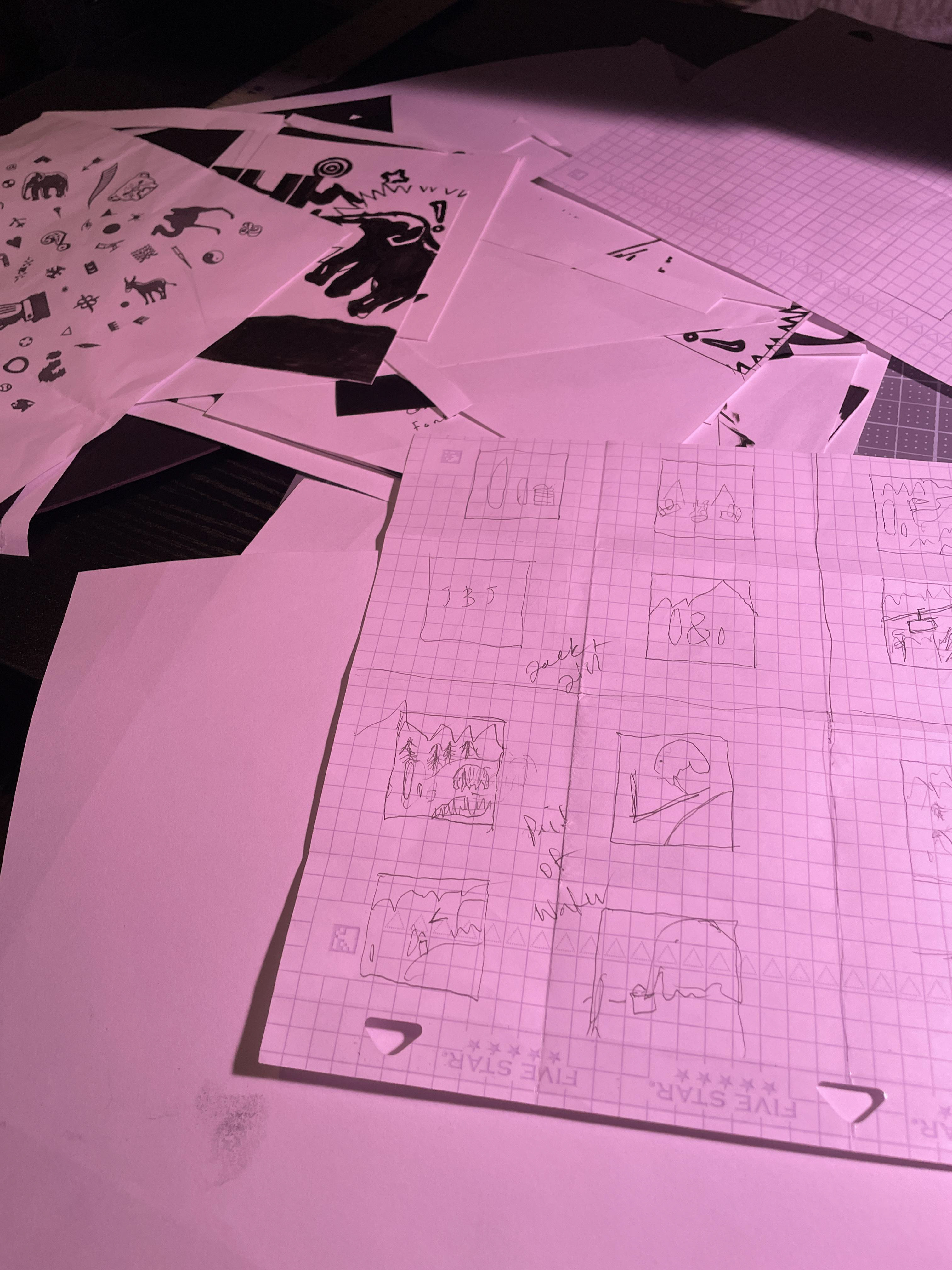 What I was working with early on.