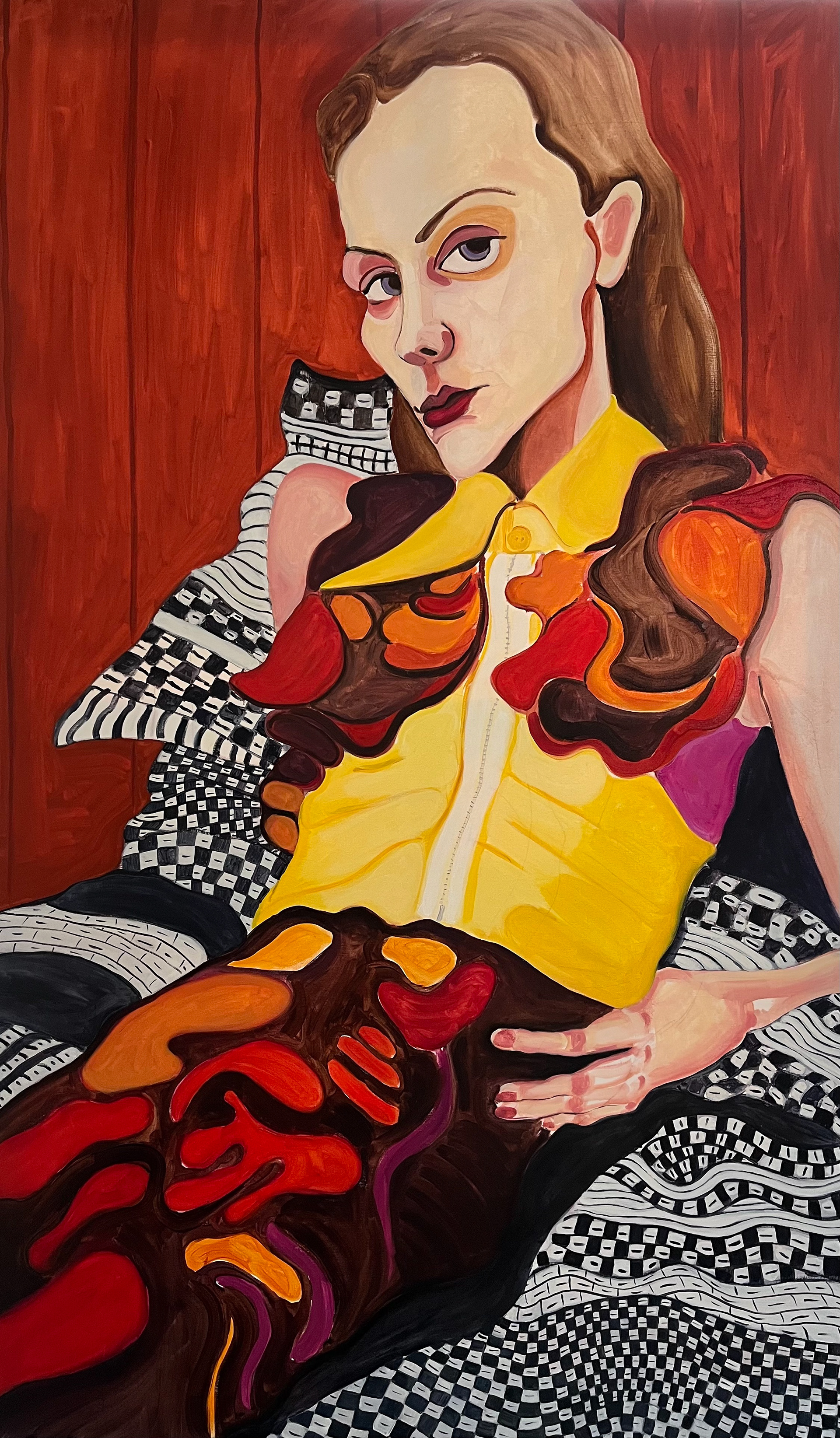 oil on canvas 200 x 120 cm