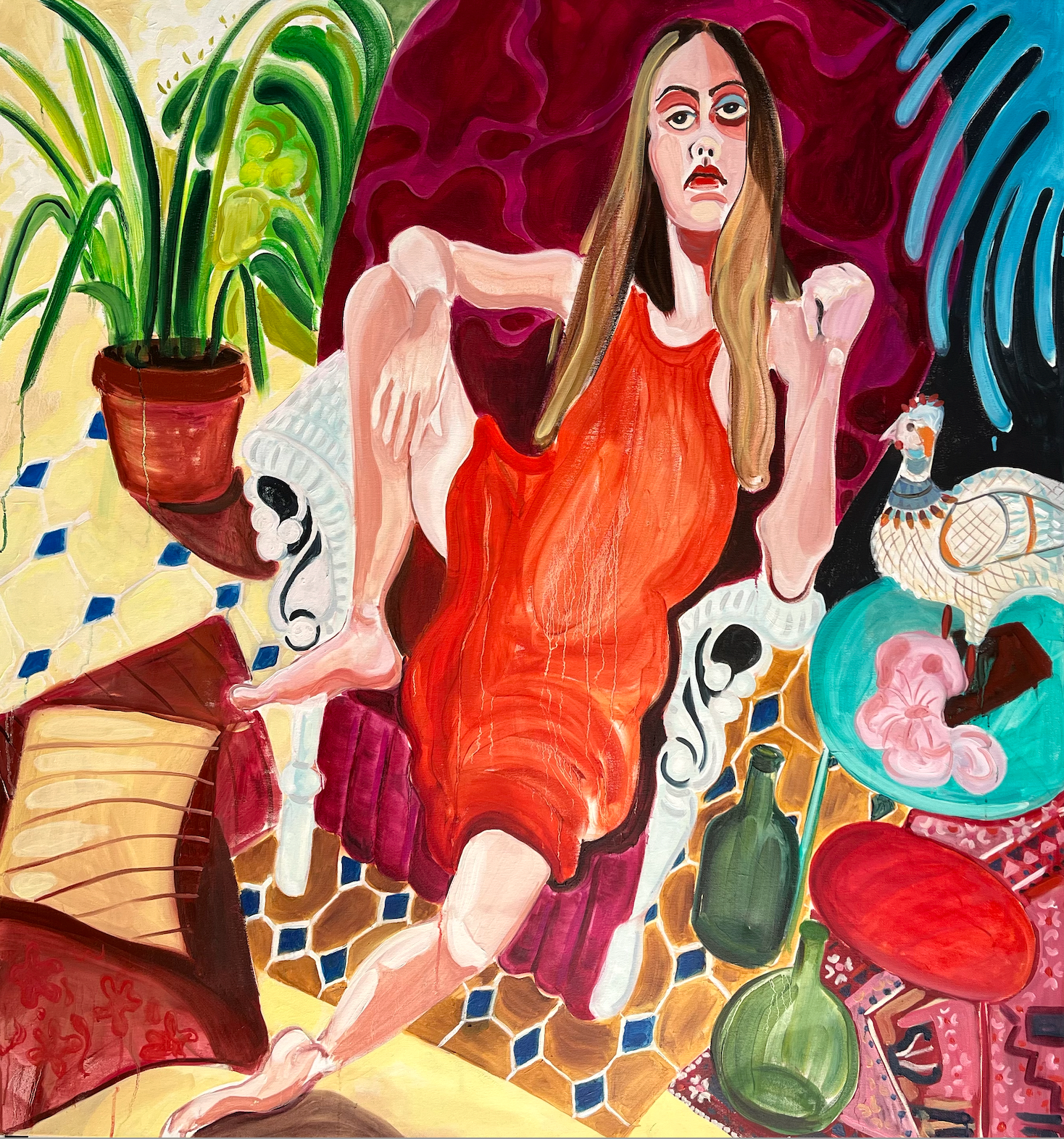 oil on canvas 150 x 140 cm