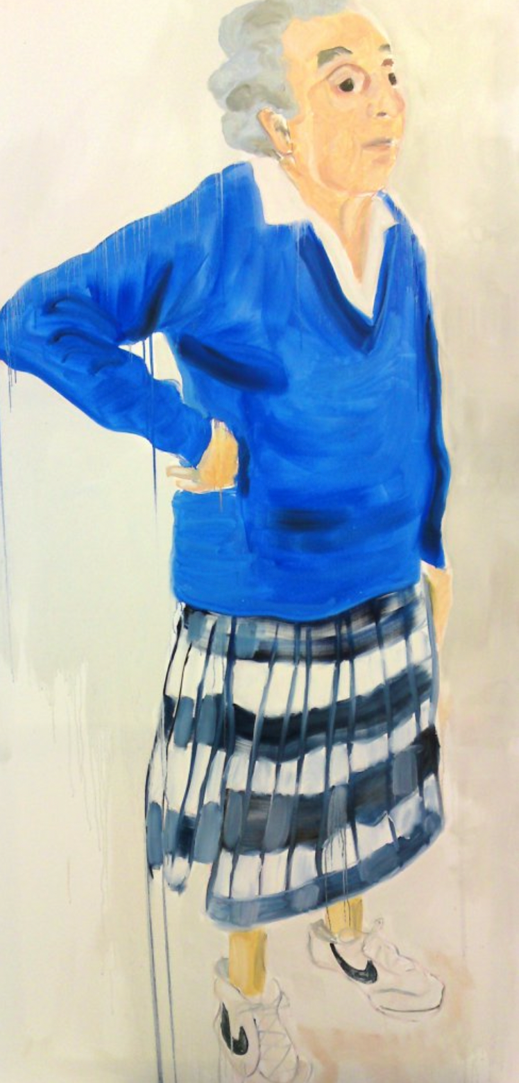 oil on canvas 200 x 100 cm