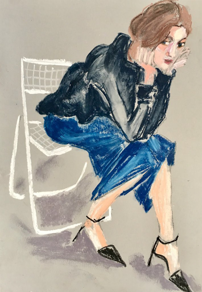 acryl on paper 30 x 20 cm