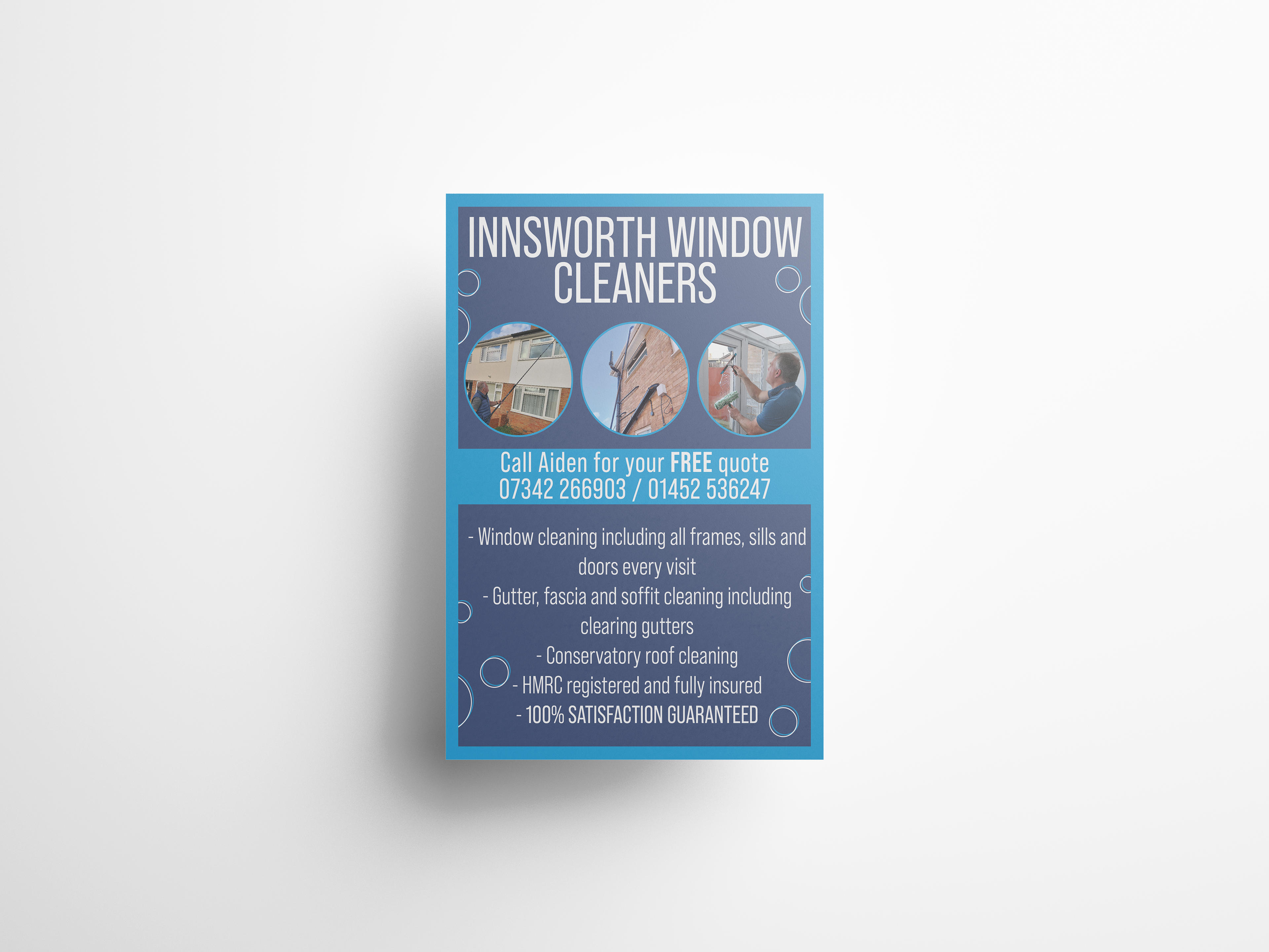 A5 Leaflet for Window Cleaning