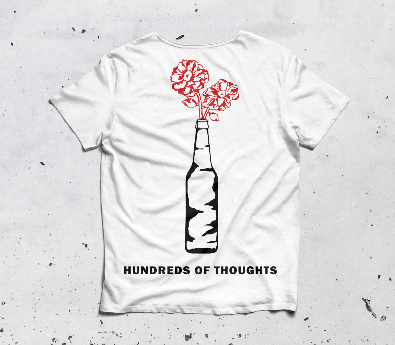 'Hundreds of Thoughts' T-shirt (White)