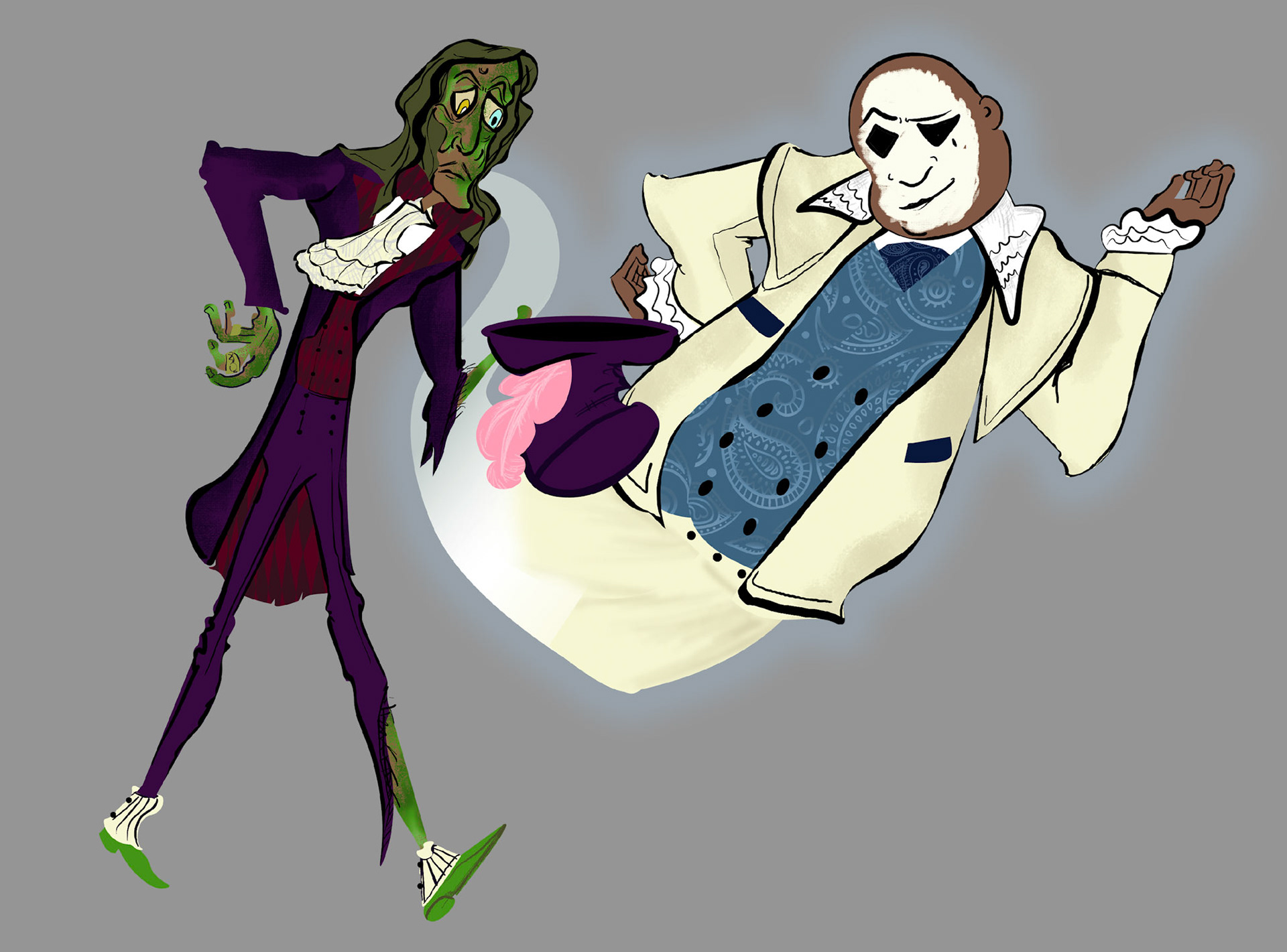 Harlequin and Pierrot,Character Feature 2020