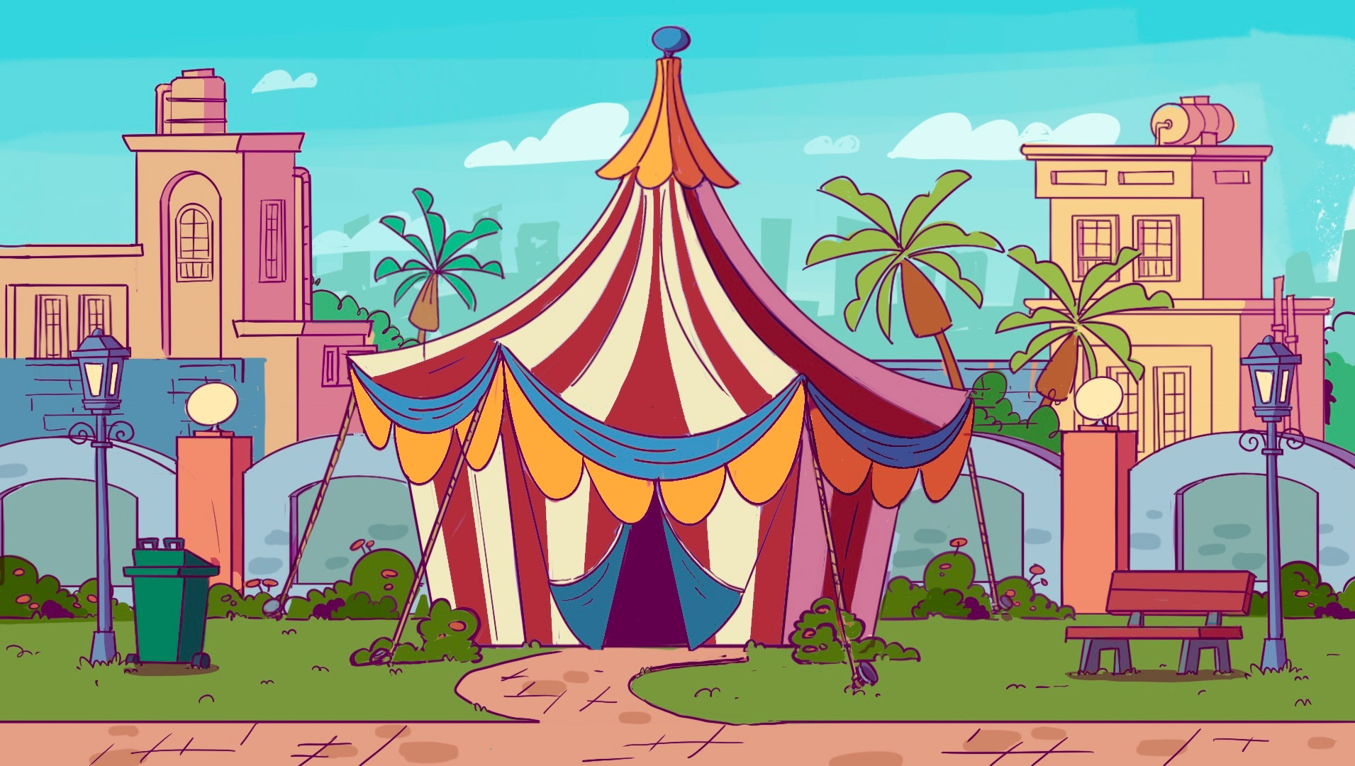 Concept frame – Circus (Day).
