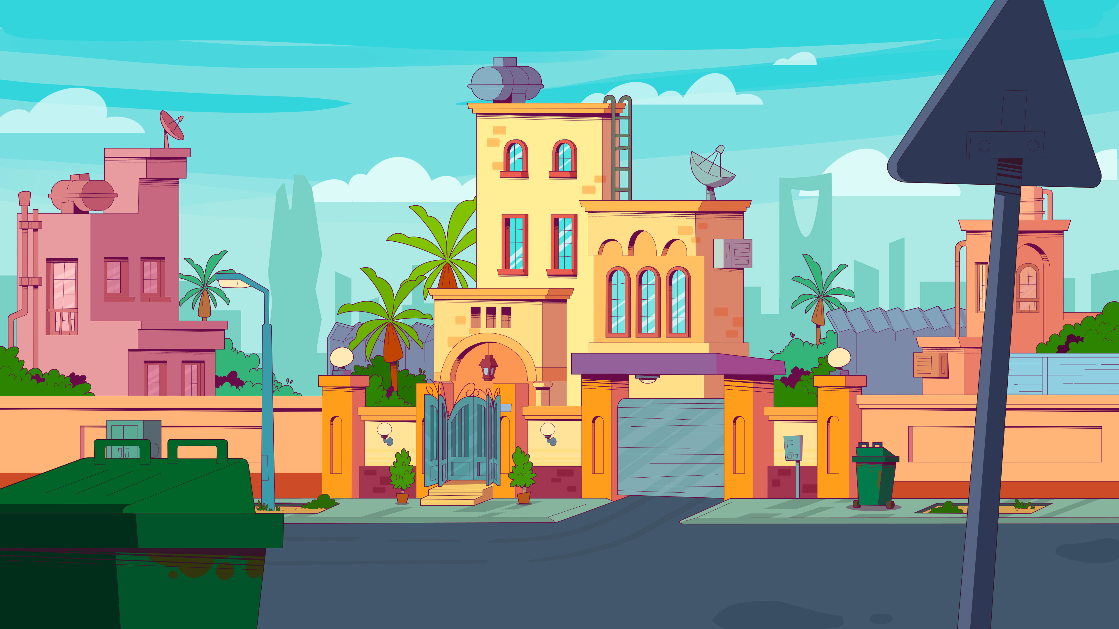 Concept frame – Tariq’s house (Day).