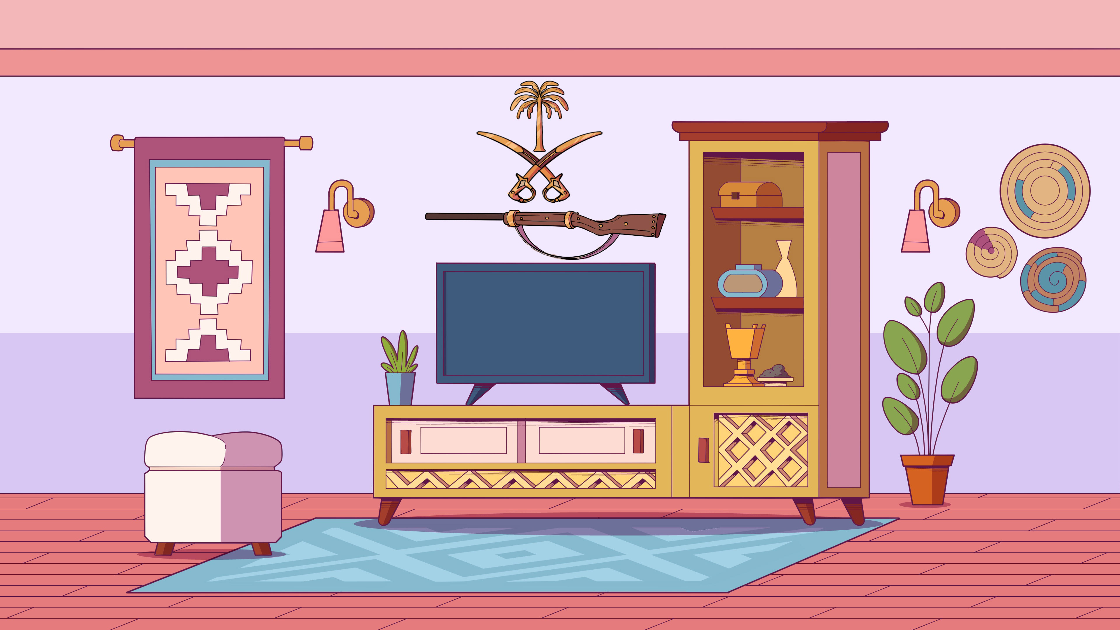 Concept frame – Living room (Day).