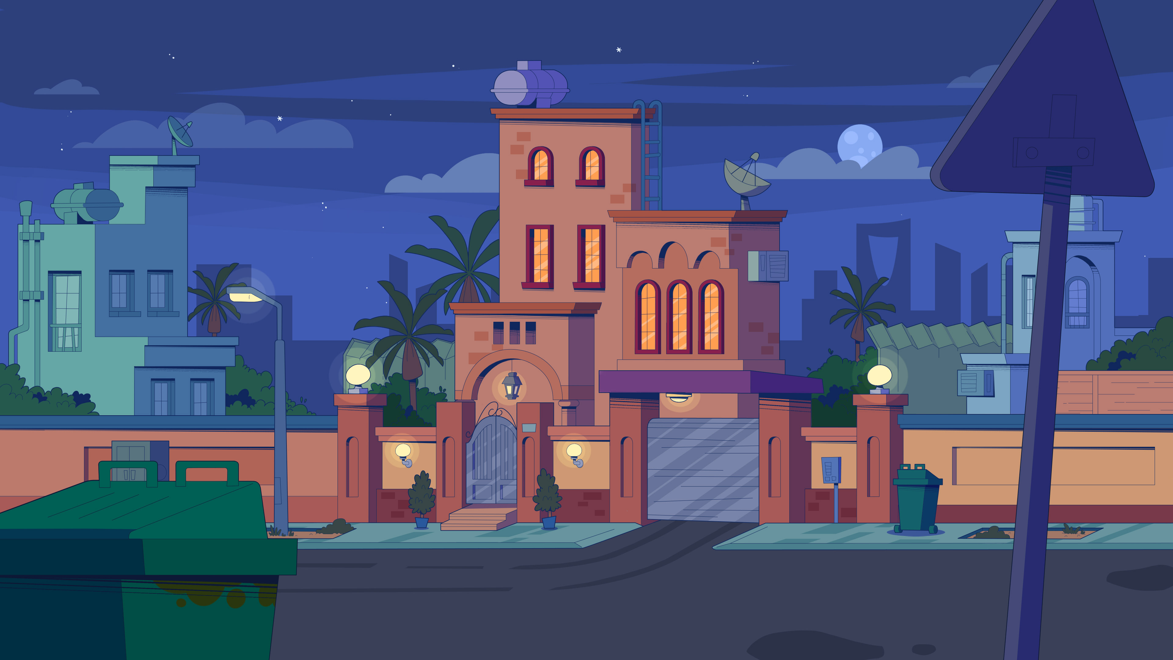 Concept frame – Tariq’s house (Night).