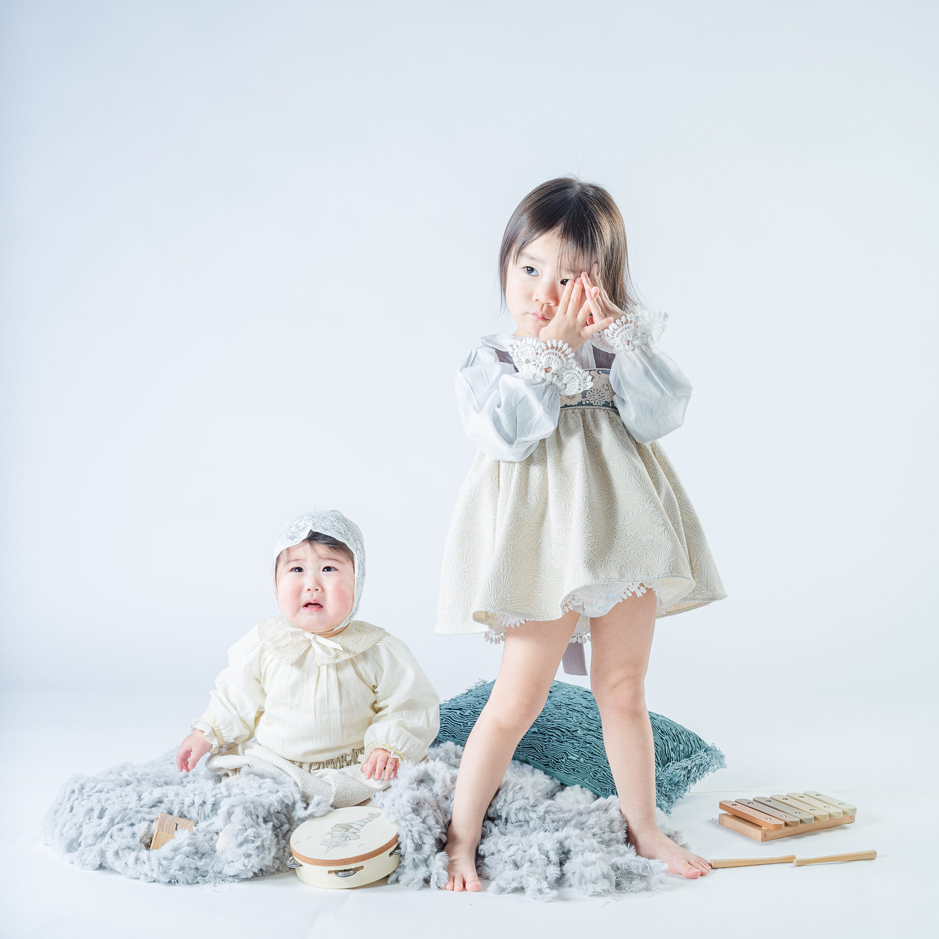 妹8ヶ月/姉３歳 衣装着用