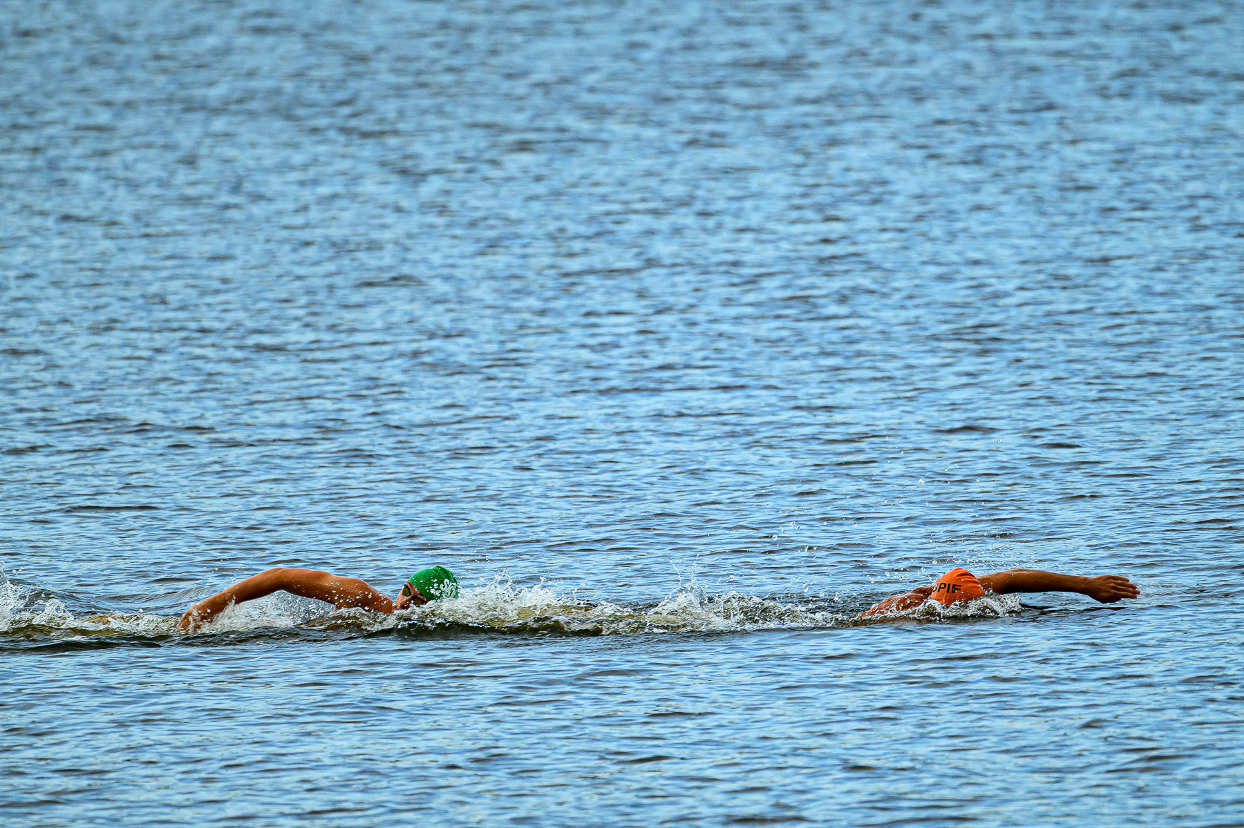 Fredag 15/8 Mix Lagsimning 4 x 1250m USM och SM 16.00 och 17.30. © Fotograf: Pablo Anttila