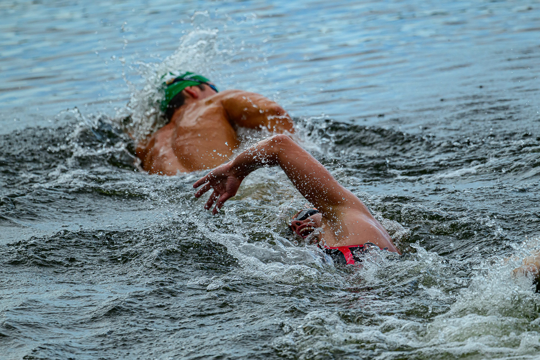 Fredag 15/8 Mix Lagsimning 4 x 1250m USM och SM 16.00 och 17.30. © Fotograf: Pablo Anttila