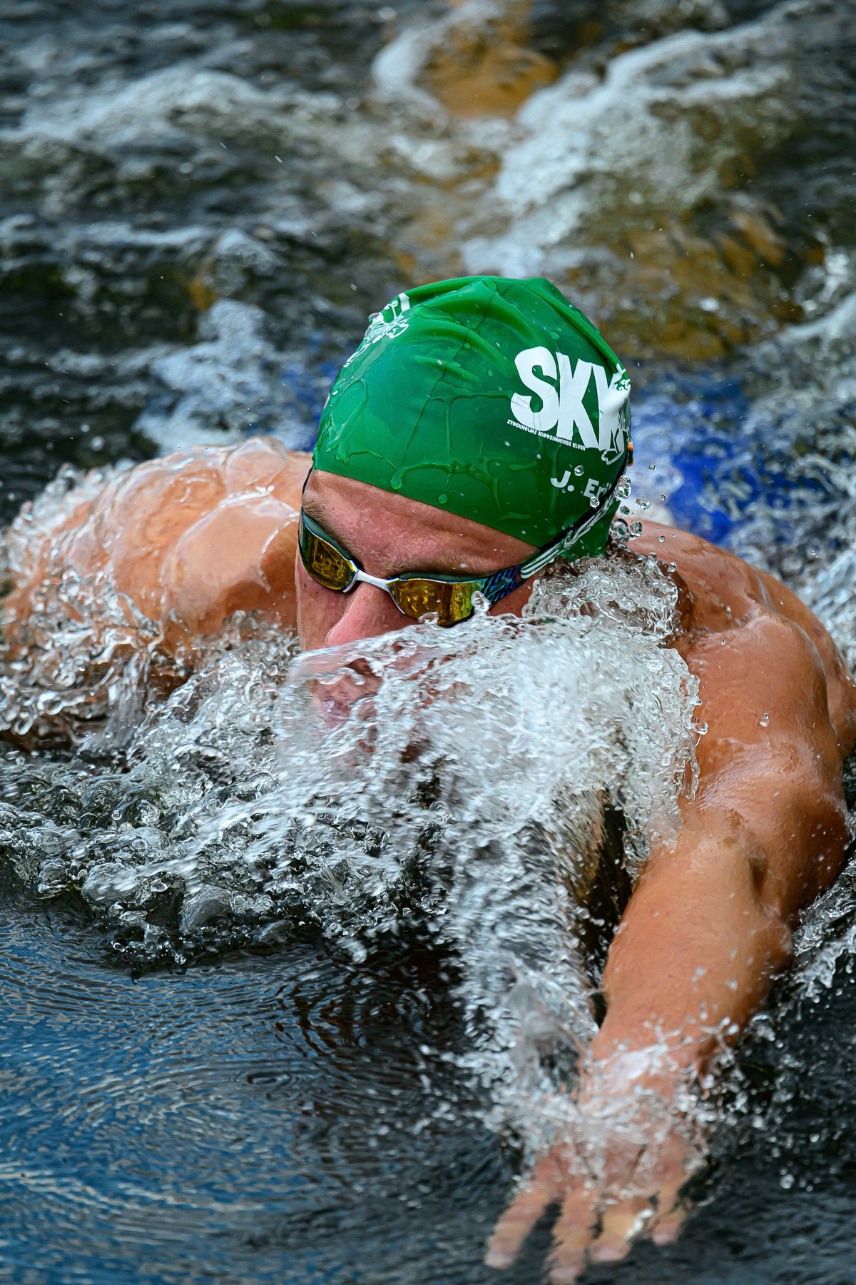 Fredag 15/8 Mix Lagsimning 4 x 1250m USM och SM 16.00 och 17.30. © Fotograf: Pablo Anttila