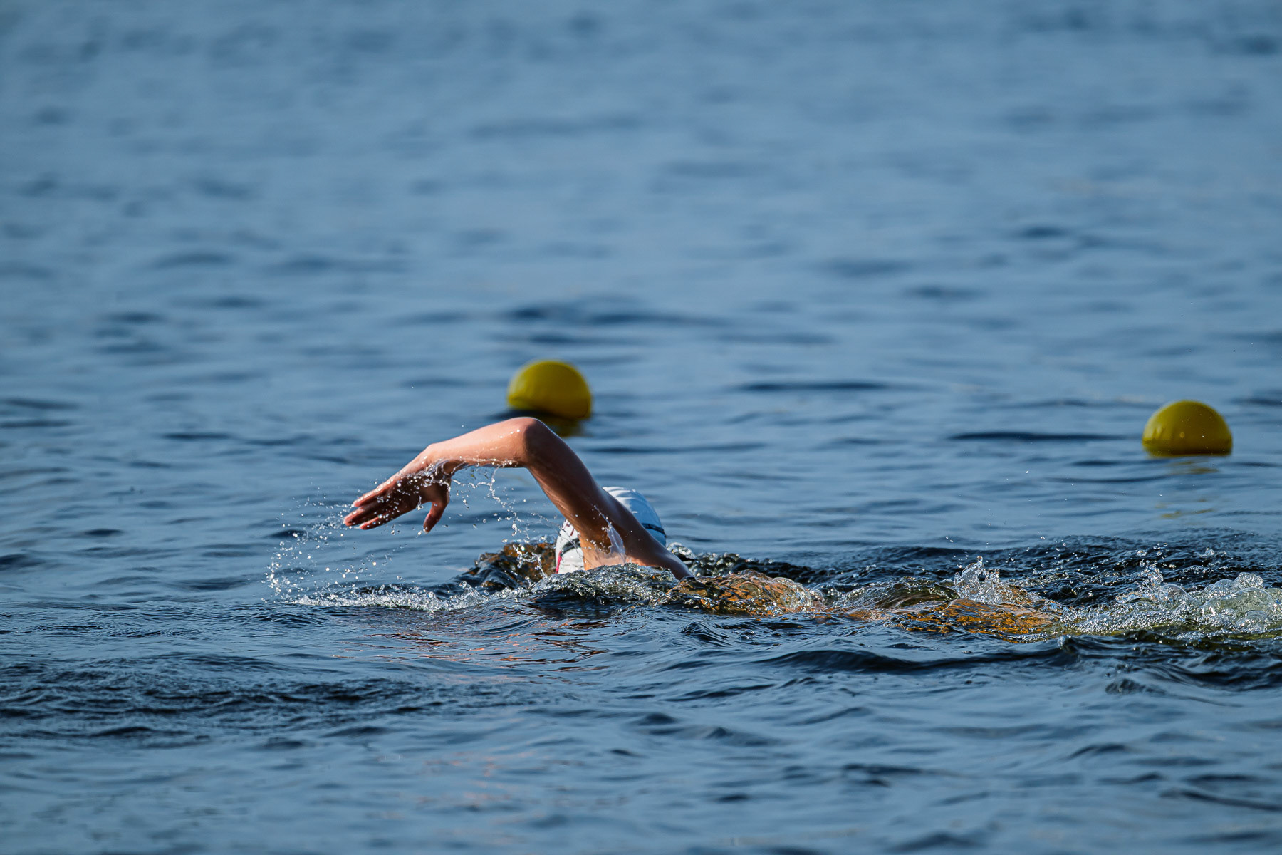 Fredag 15/8 Mix Lagsimning 4 x 1250m USM och SM 16.00 och 17.30. © Fotograf: Pablo Anttila