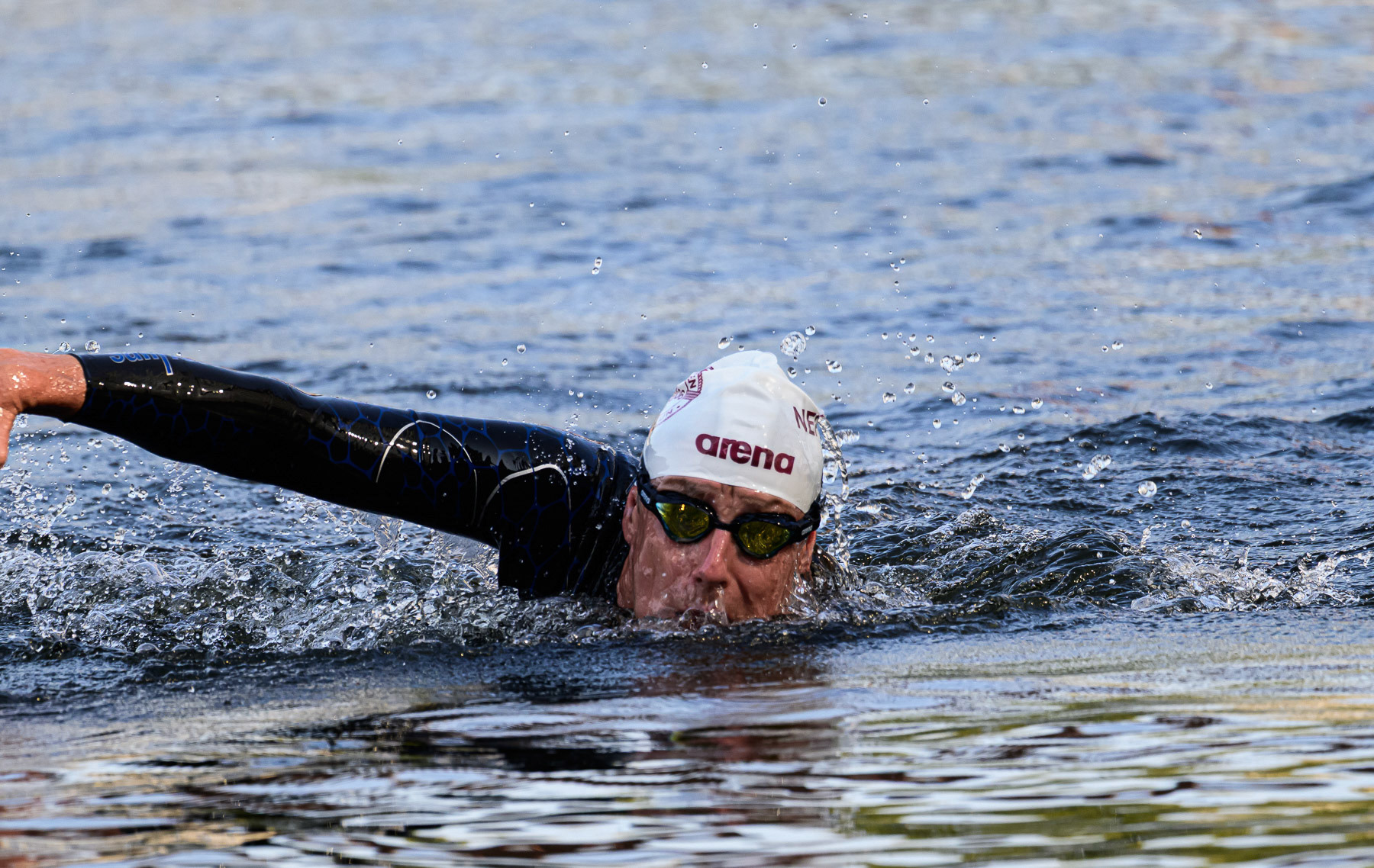 Fredag 15/8 Mix Lagsimning 4 x 1250m USM och SM 16.00 och 17.30. © Fotograf: Pablo Anttila