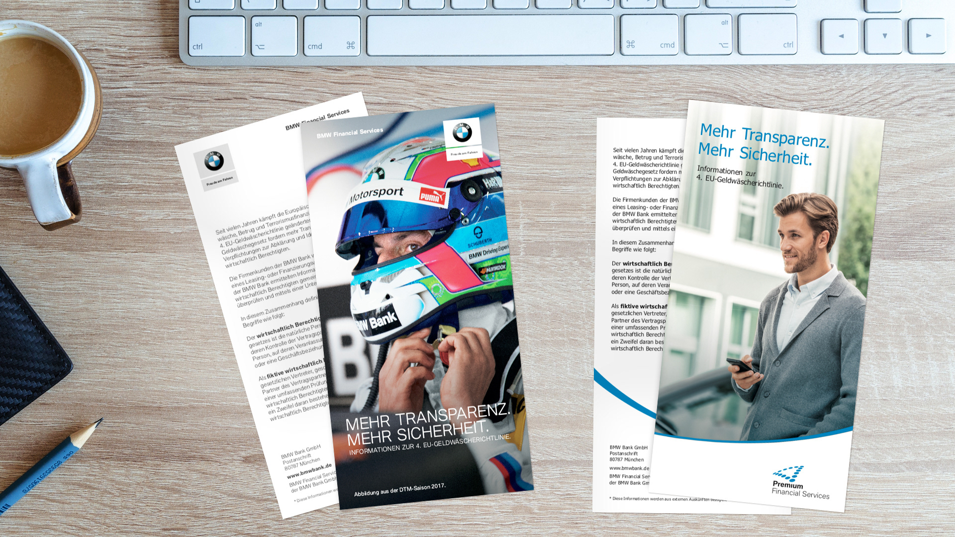BMW Finances & BMW Finances Premium flyers.