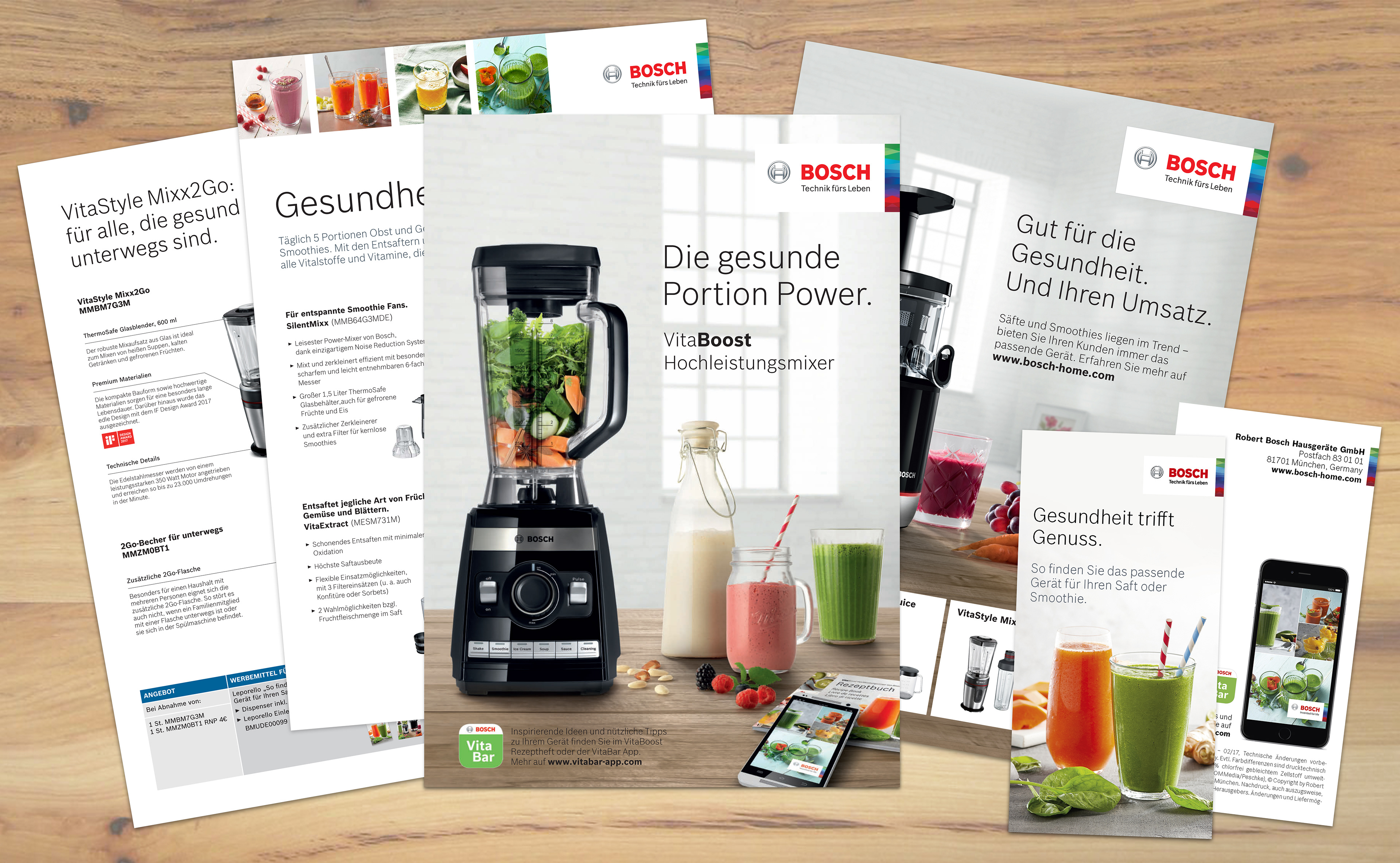 Liquid Health communication & POS material.