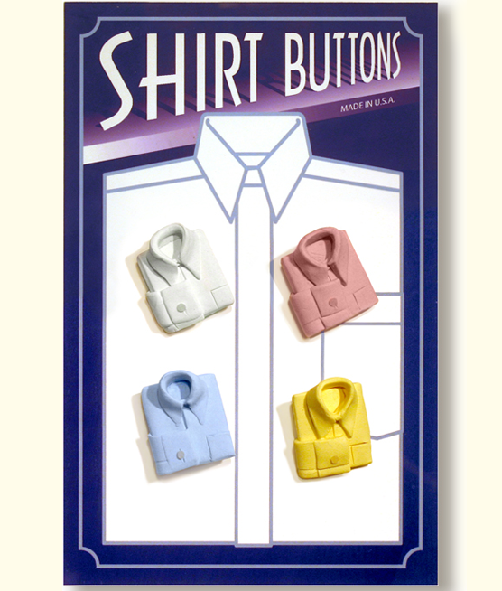gallery exhibit: NYT shirt buttons