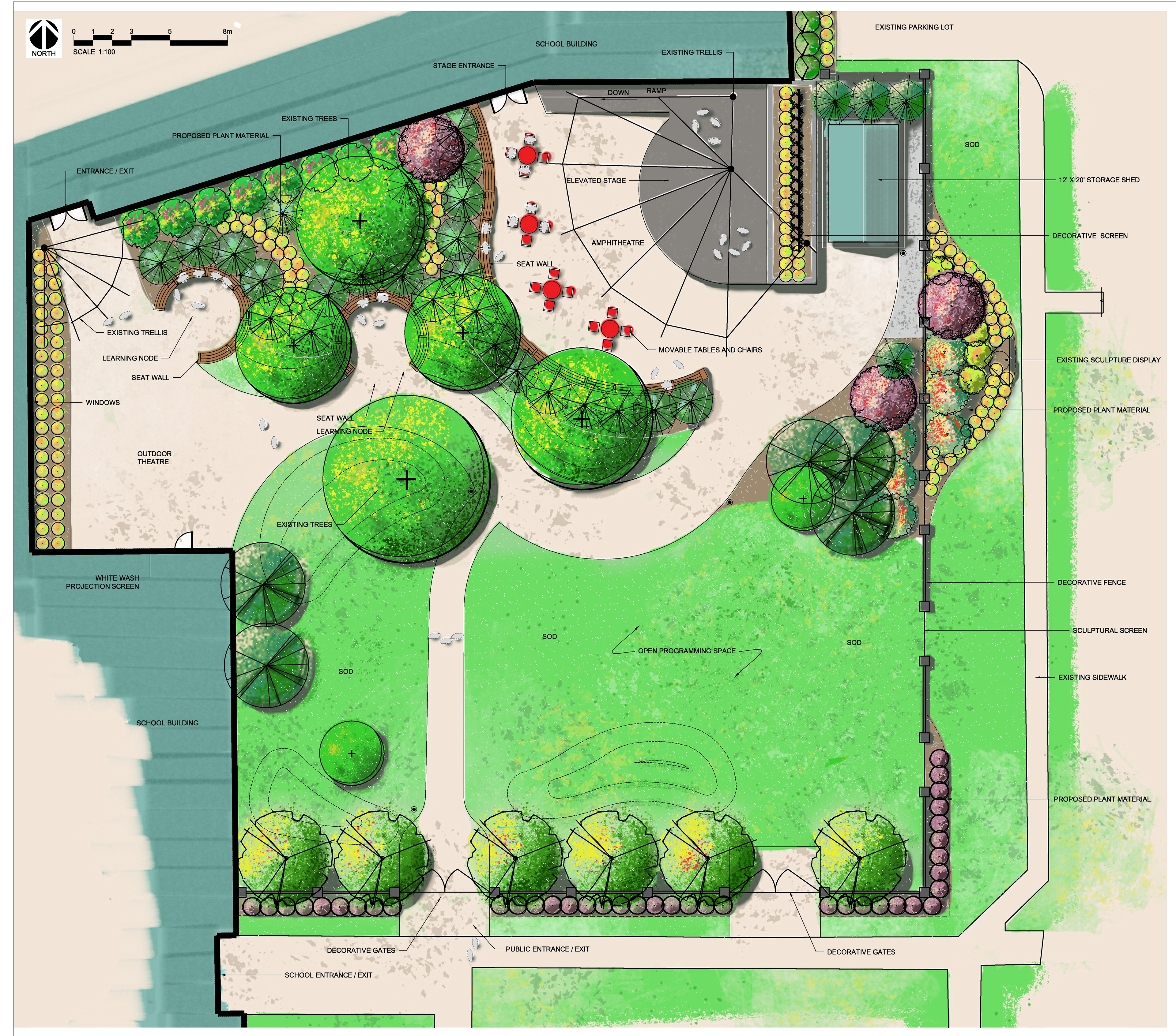 Sculpture Garden Concept Plan