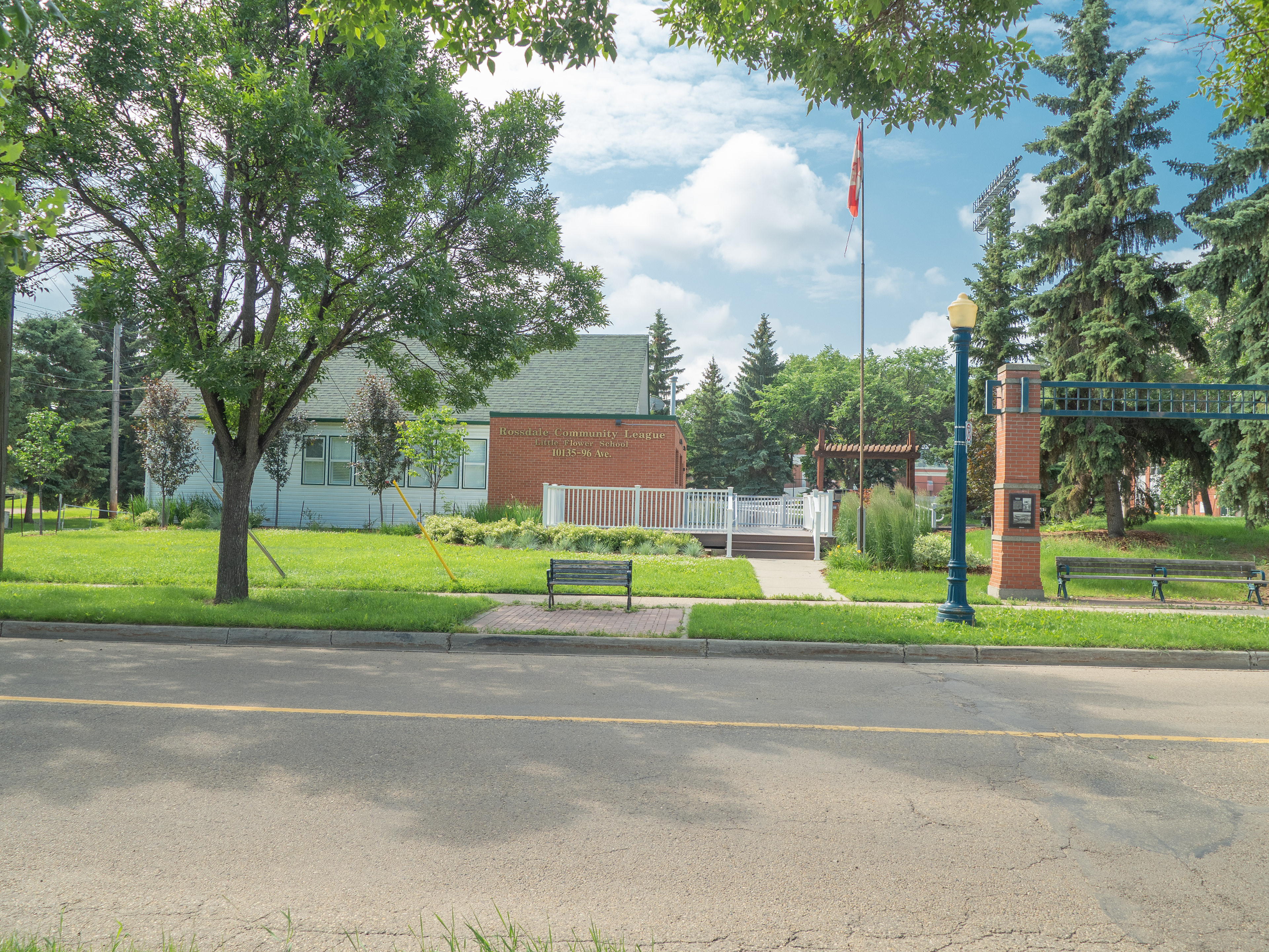 Rossdale Community League - Little Flower School Landscaping