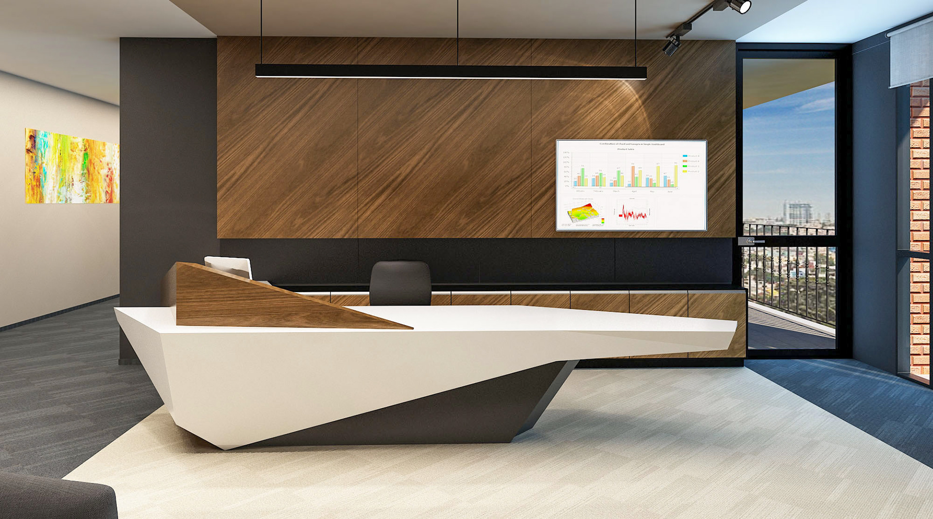 Gradients - 3D Visualization Studio - Interior