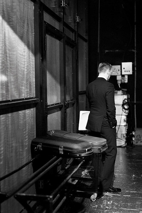 Abel Korzeniowsky behind the curtains