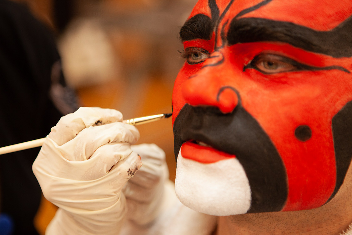 Turandot, make up session