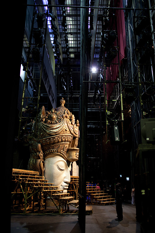 Turandot behind the curtain