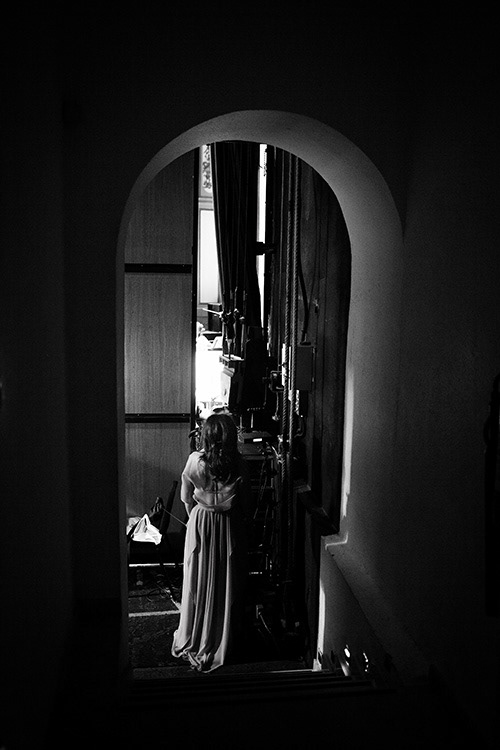 Debbie Wiseman, behind the curtains