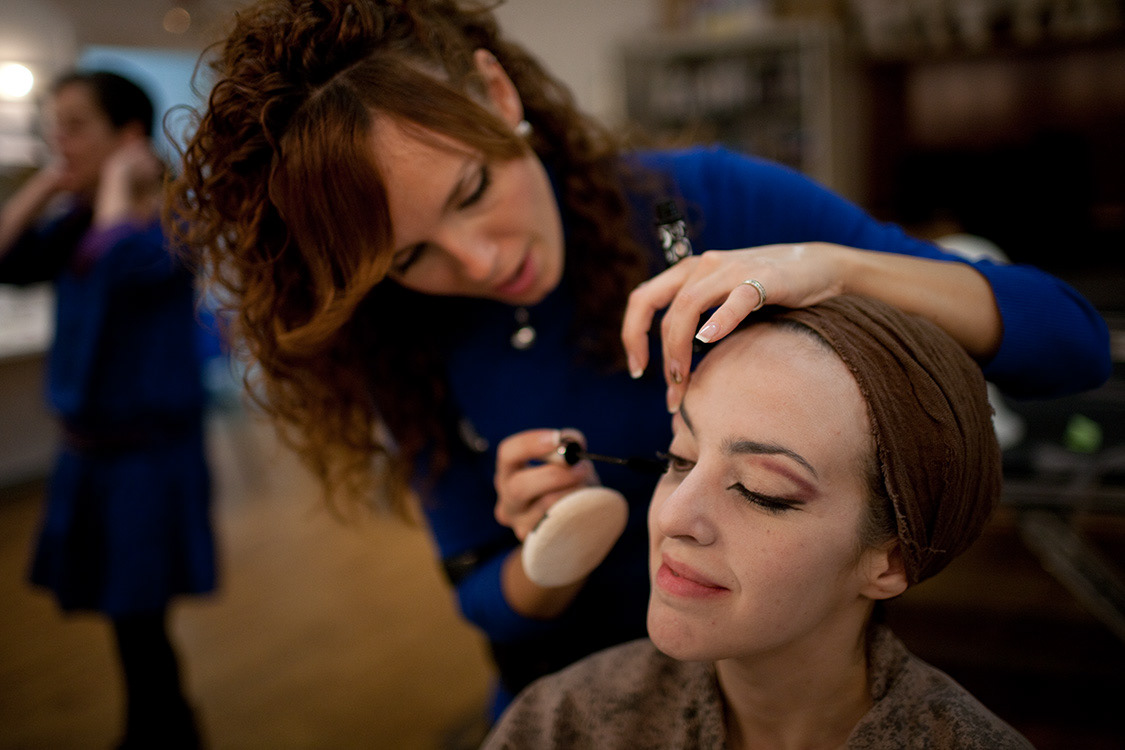 Turandot, make up session