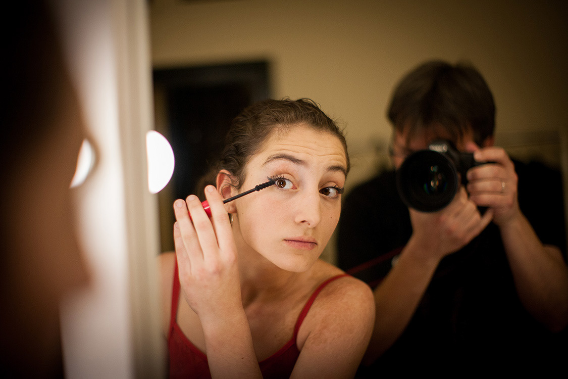 ... and myself in the mirror