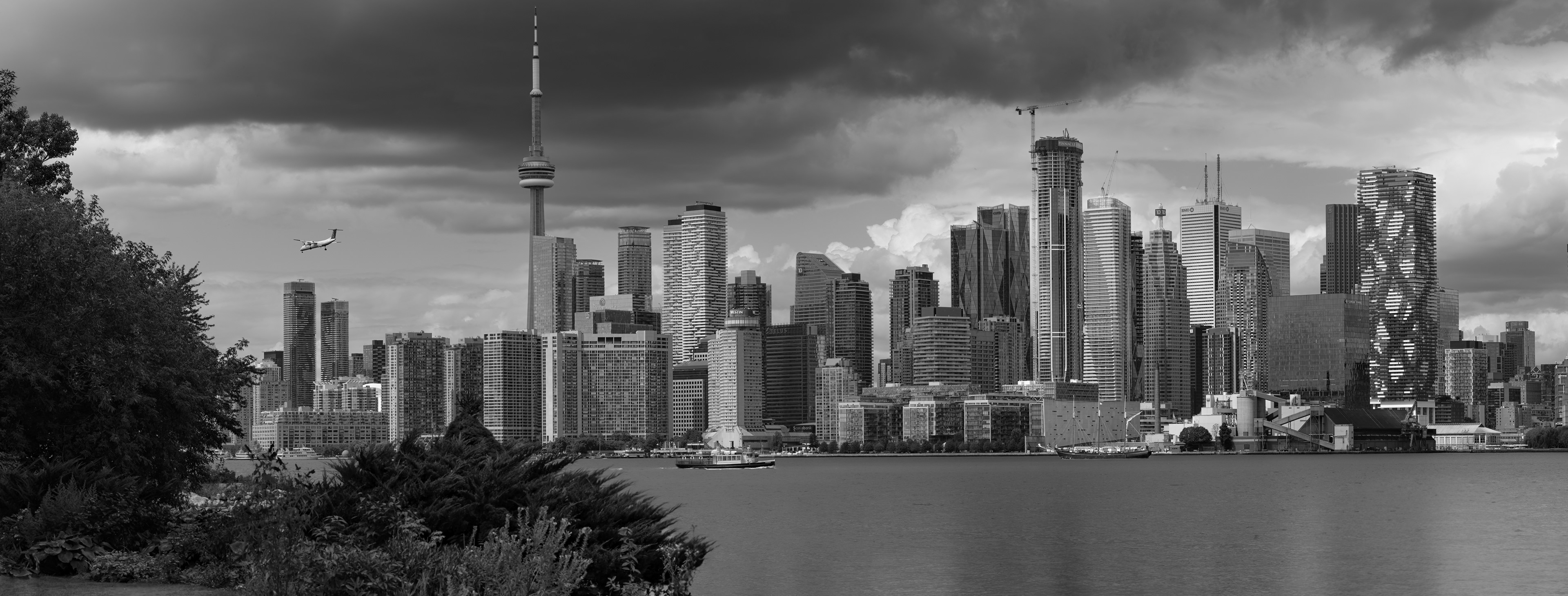 Toronto Panorama 2026 b&w