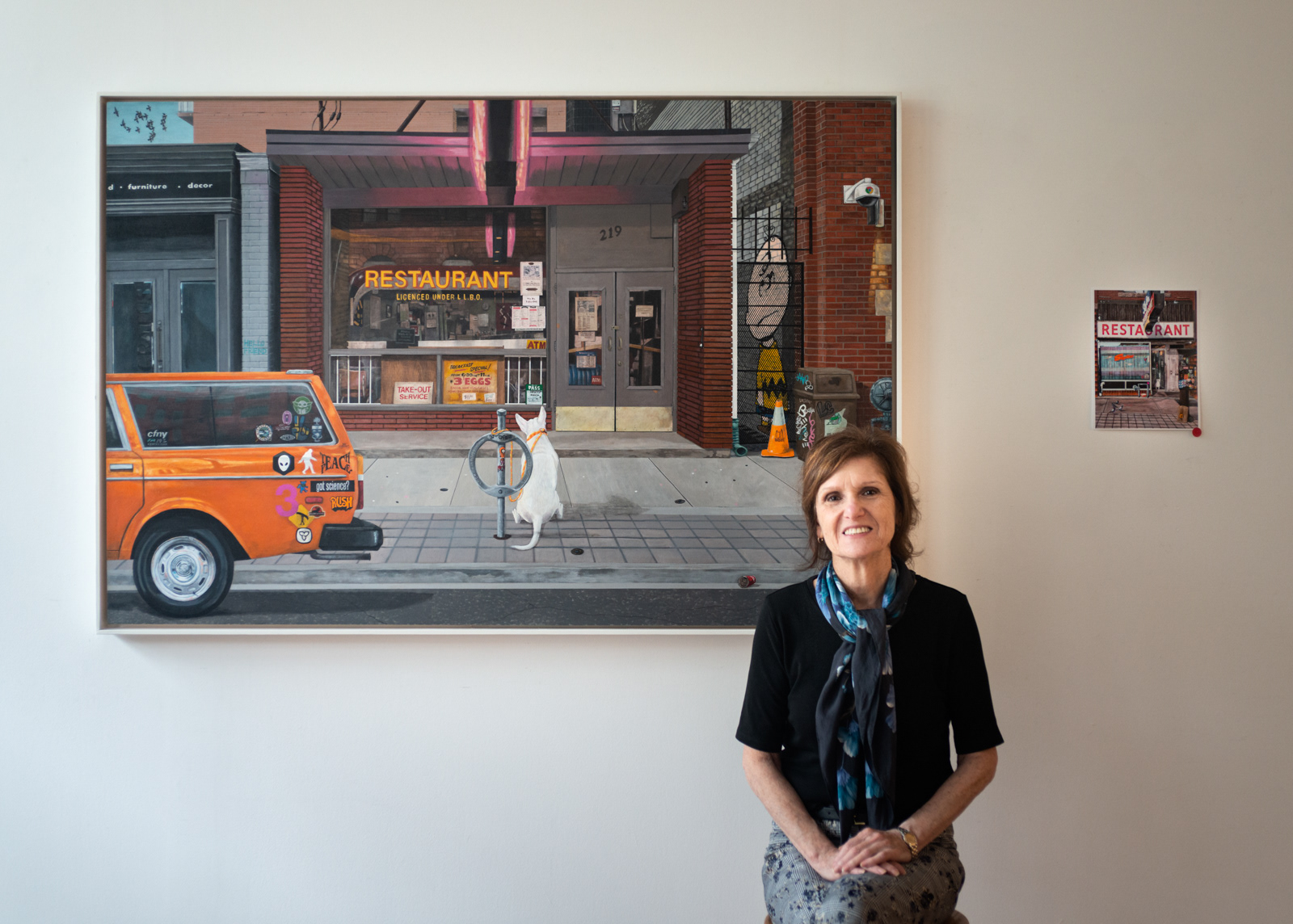Elaine Fleck, Gallery Owner, Curator, Art Dealer, and my Wife