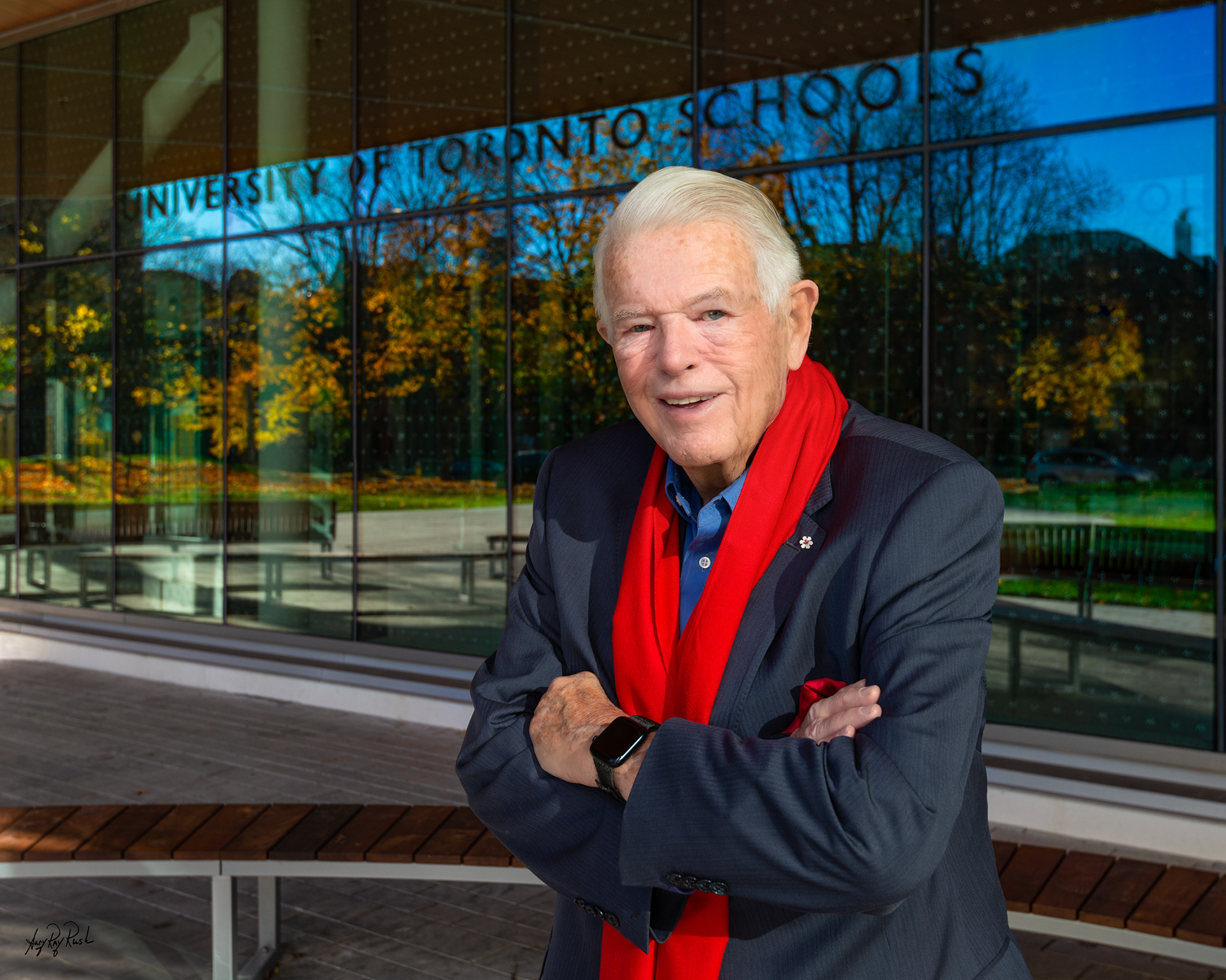 Jim Fleck, Chairman of the Board University of Toronto Schools, Official retirement portrait