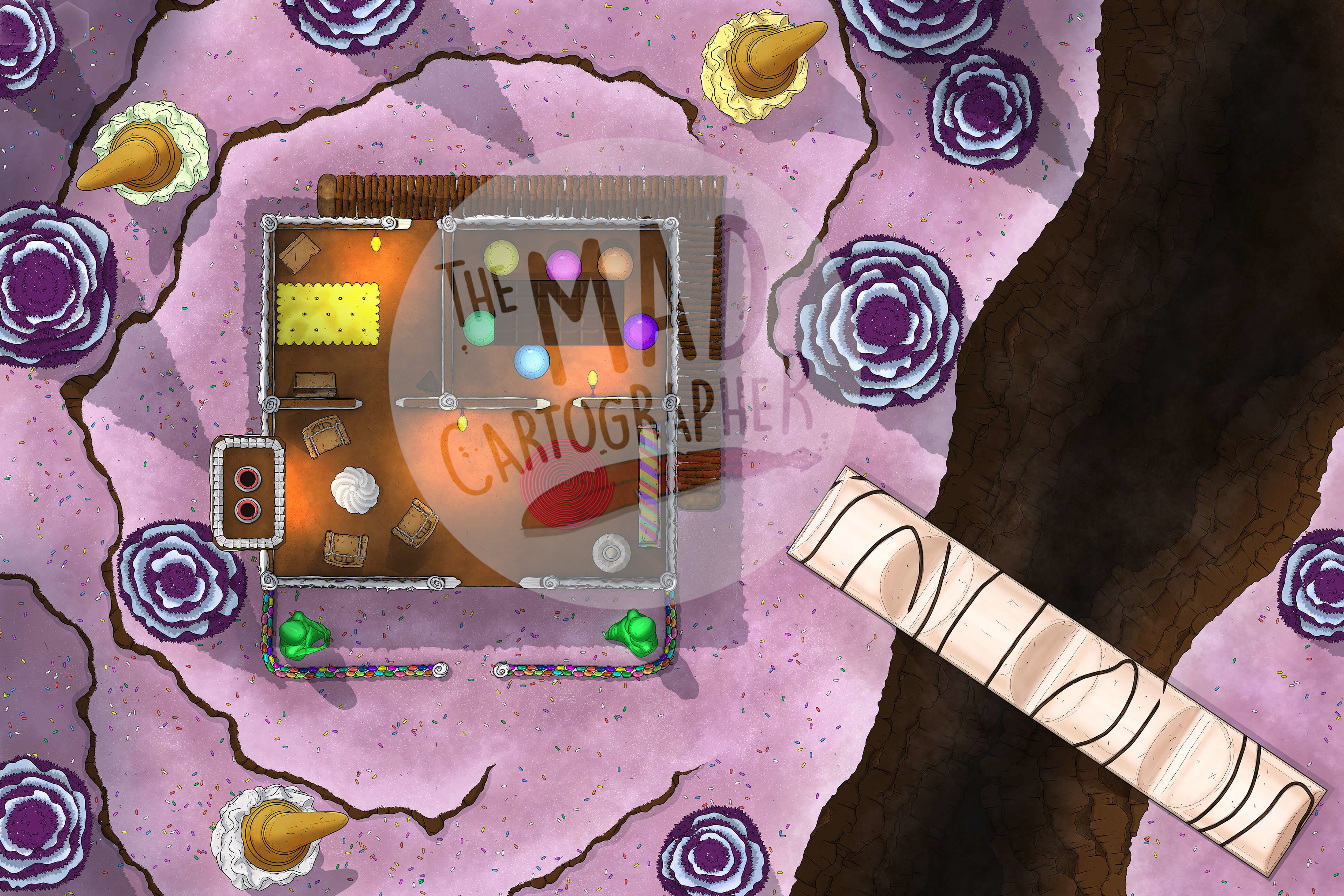 Gingerbread House for The MAD Cartographer