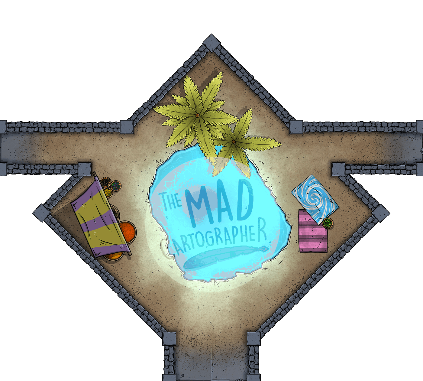 Modular Dungeon room for The MAD Cartographer