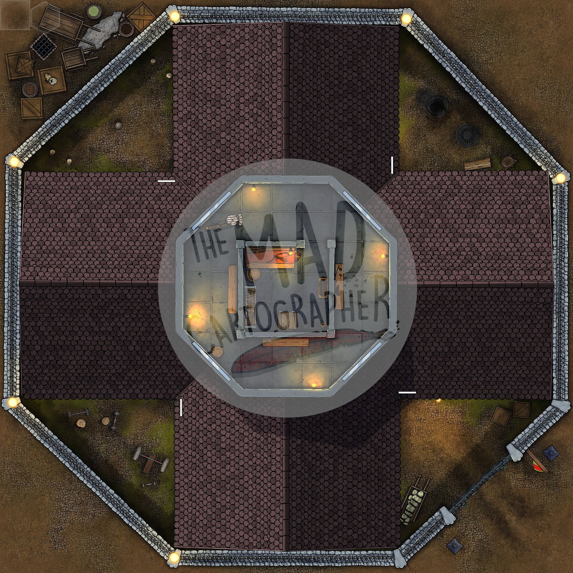 Downtown Prison for The MAD Cartographer