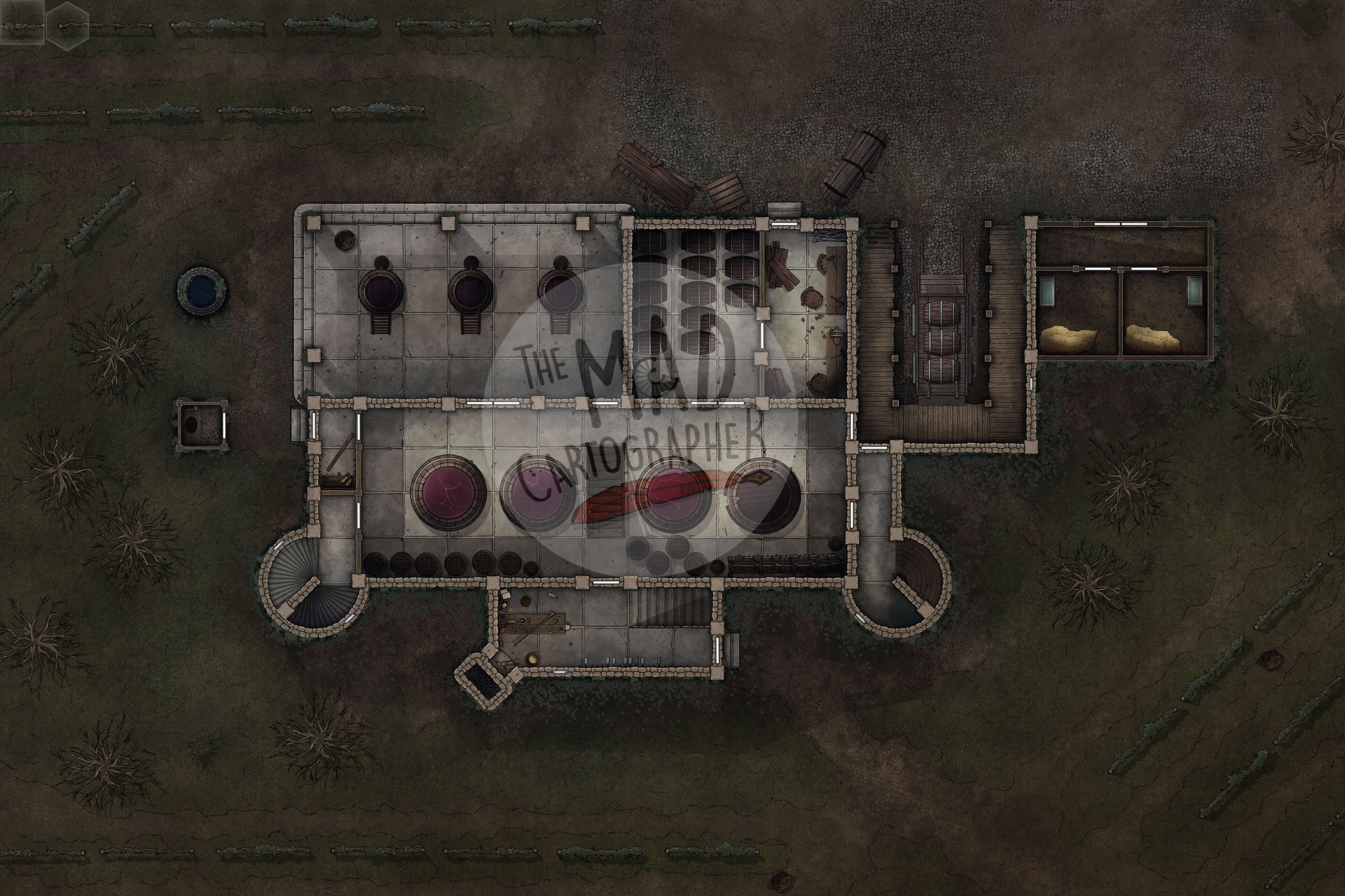 Gothic Winery by The MAD Cartographer