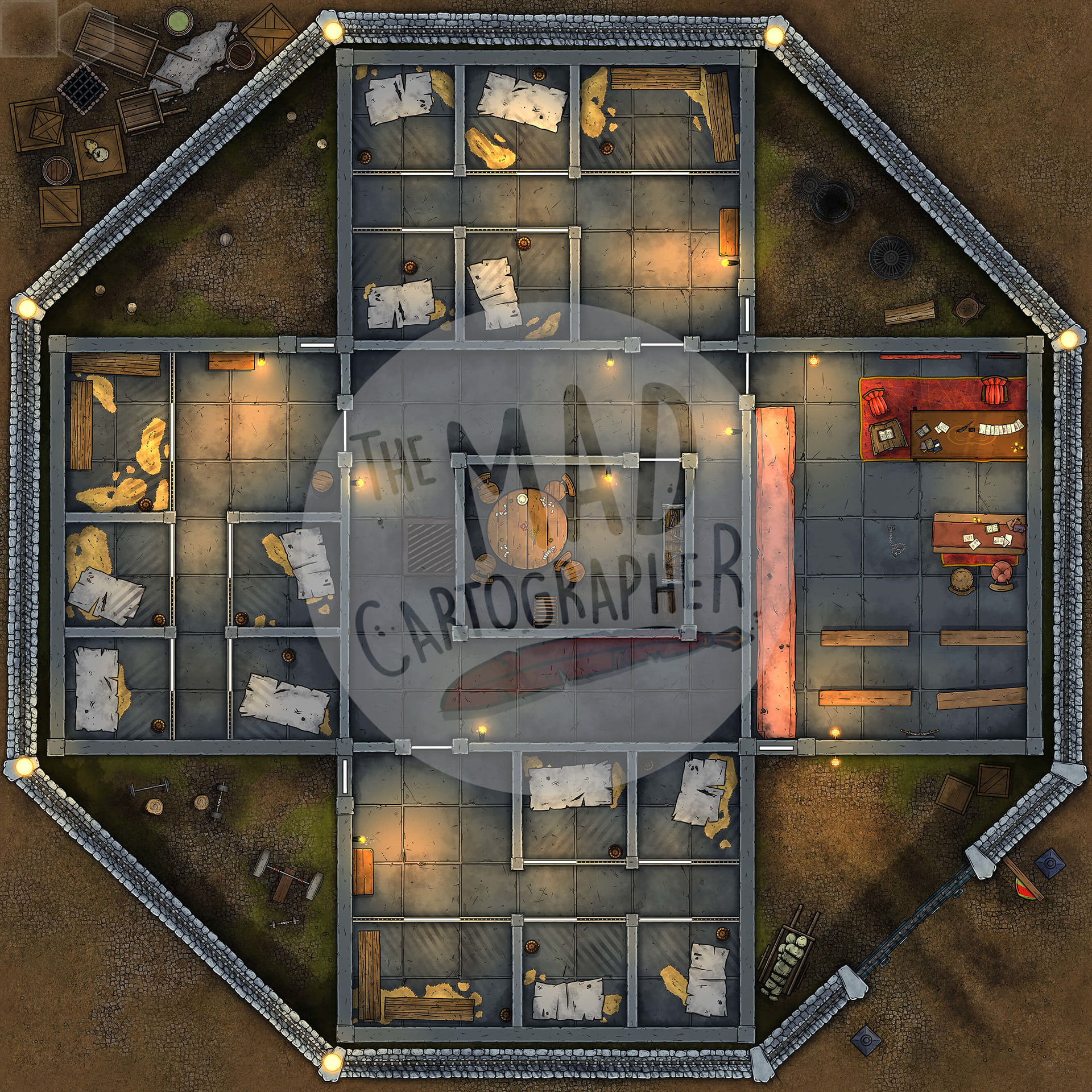 Downtown Prison for The MAD Cartographer