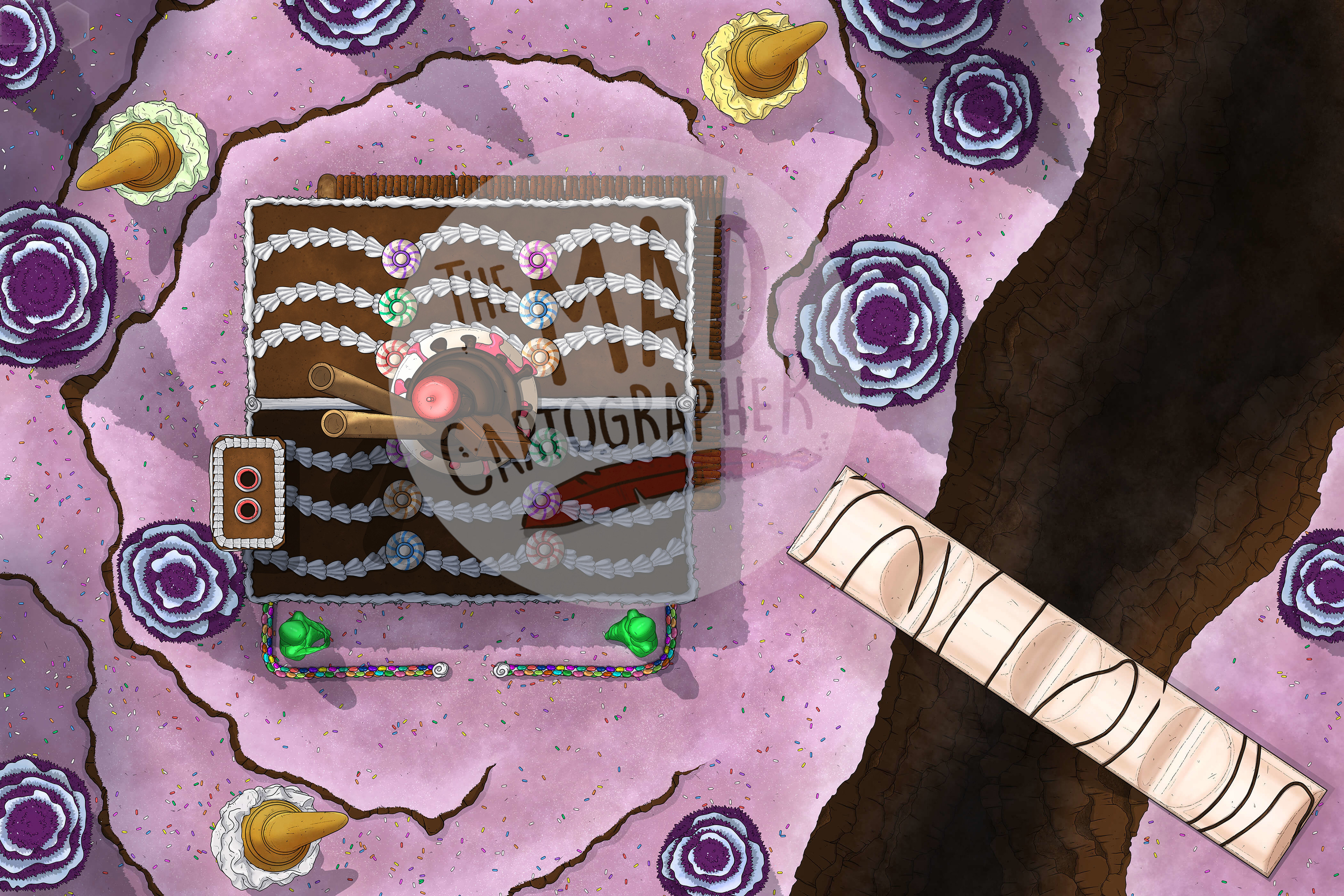 Gingerbread House for The MAD Cartographer
