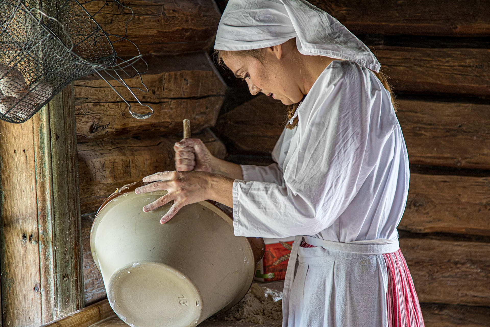 Folk Museum making Lefse