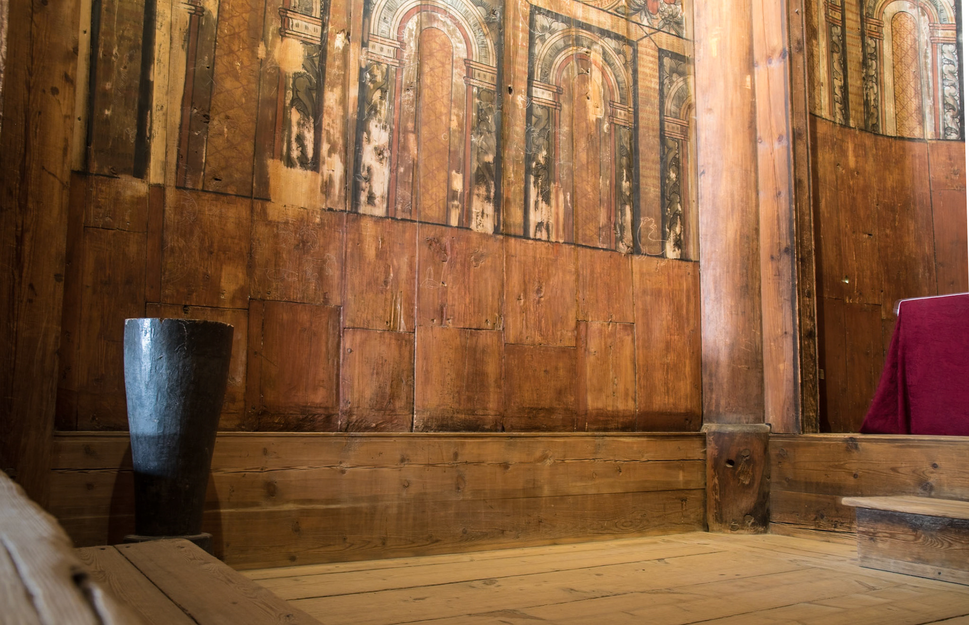 Stave Church Interior