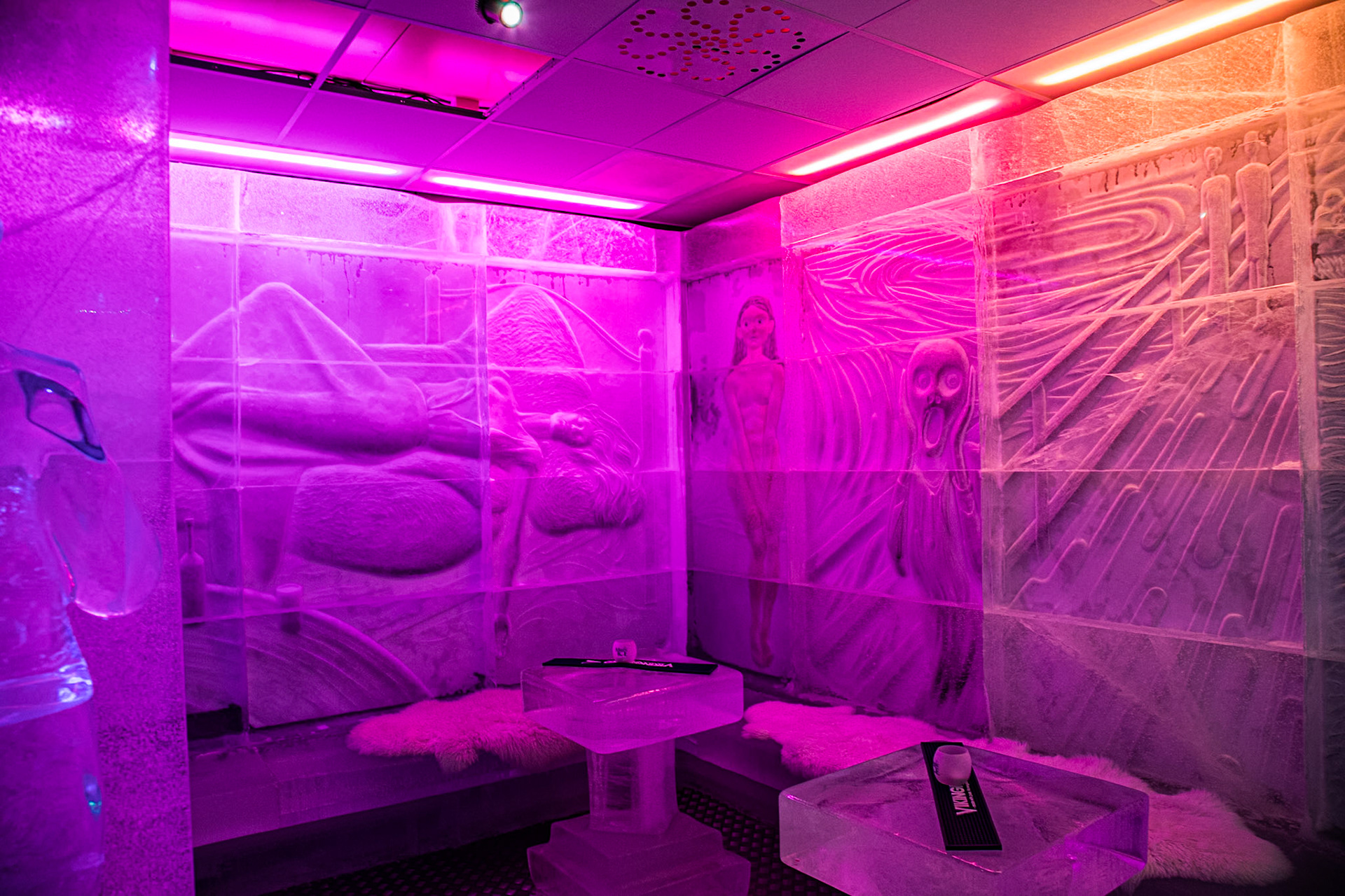 Magic Ice - Ice Museum Temp was 15 degrees F inside  Bergen