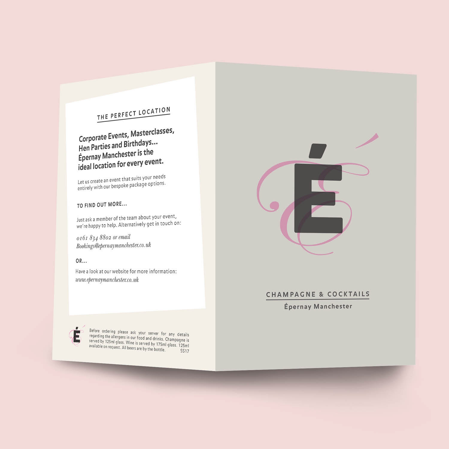 Menu Outer Cover