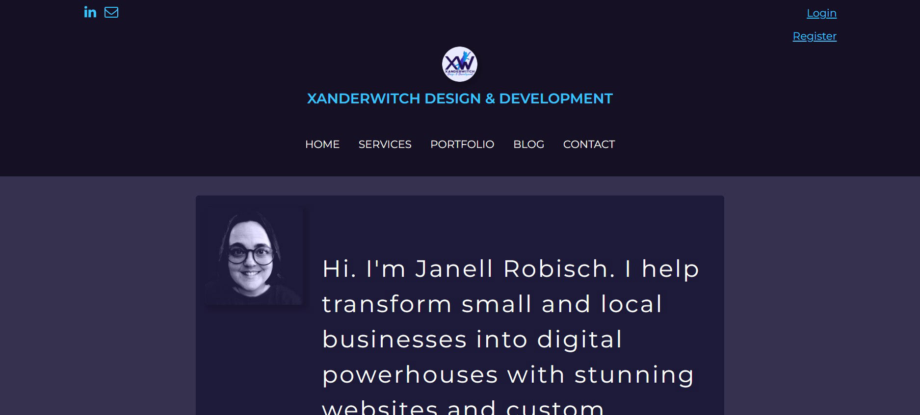 Home Page Header and Intro