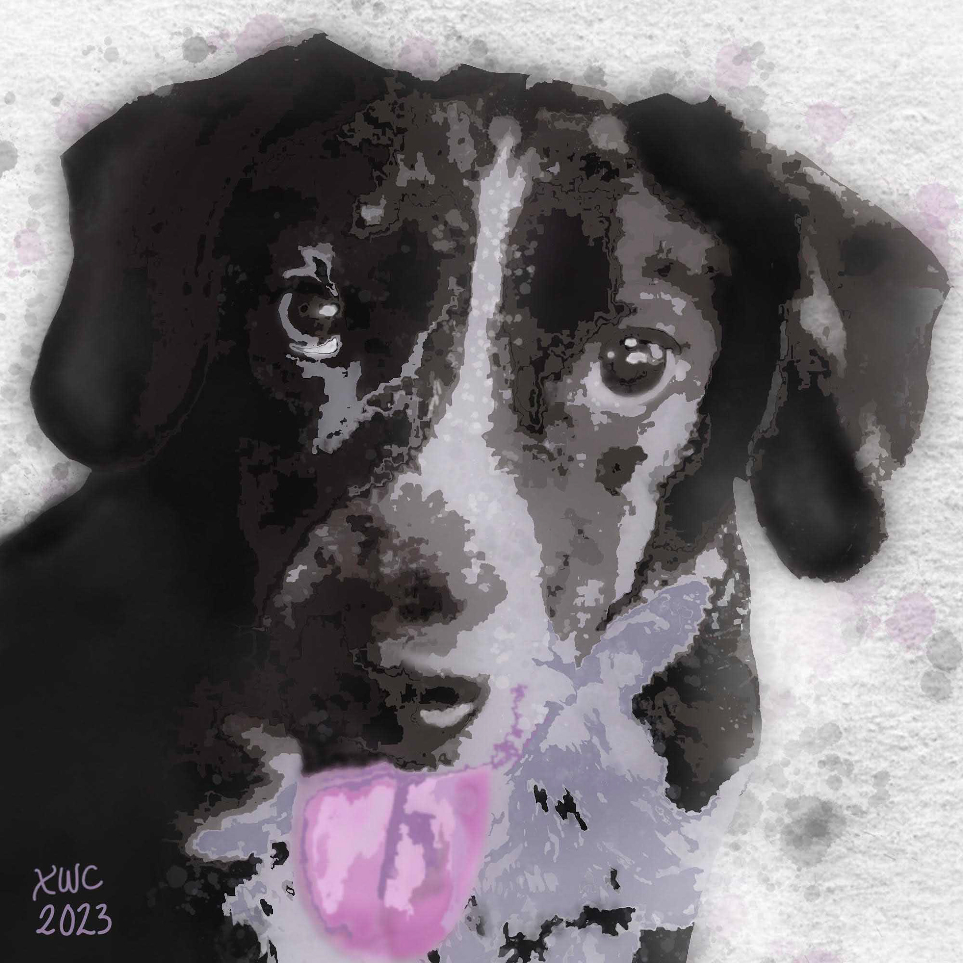 Dog Watercolor Pet Portrait