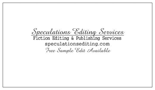My Former Editing Business Back
