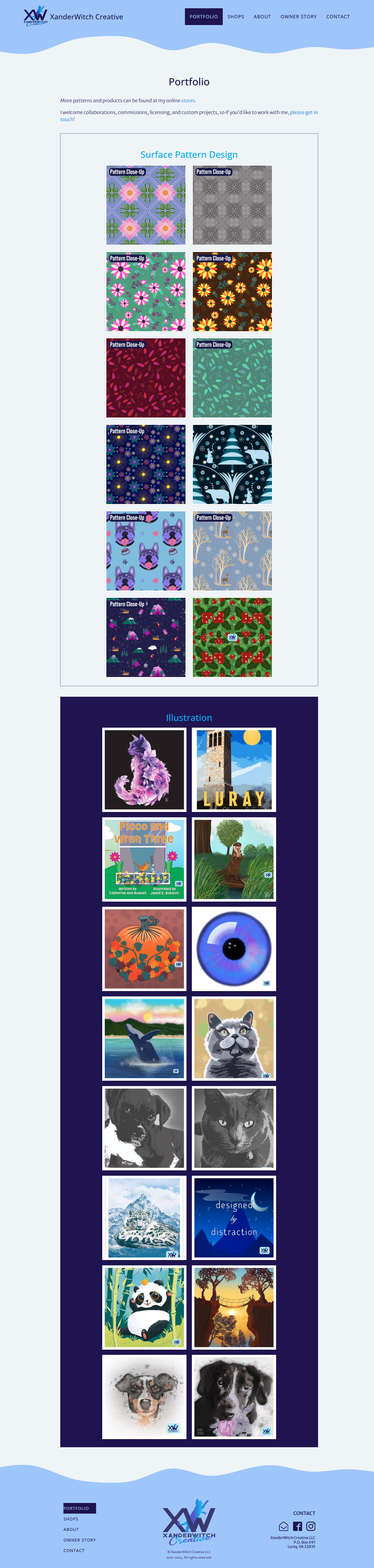 XanderWitch Creative, Created and Currently Maintain