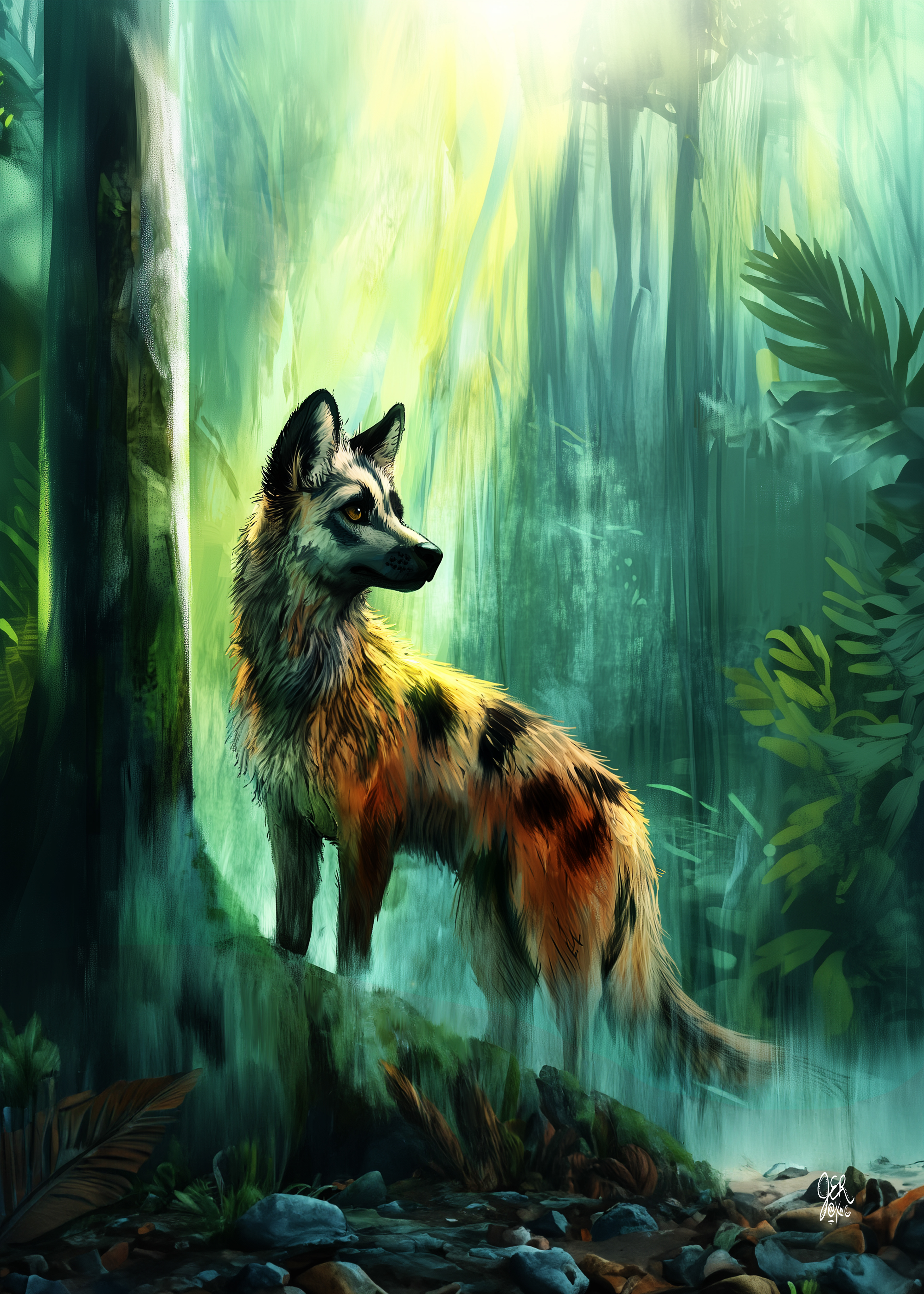 Forest Fantasy Dog